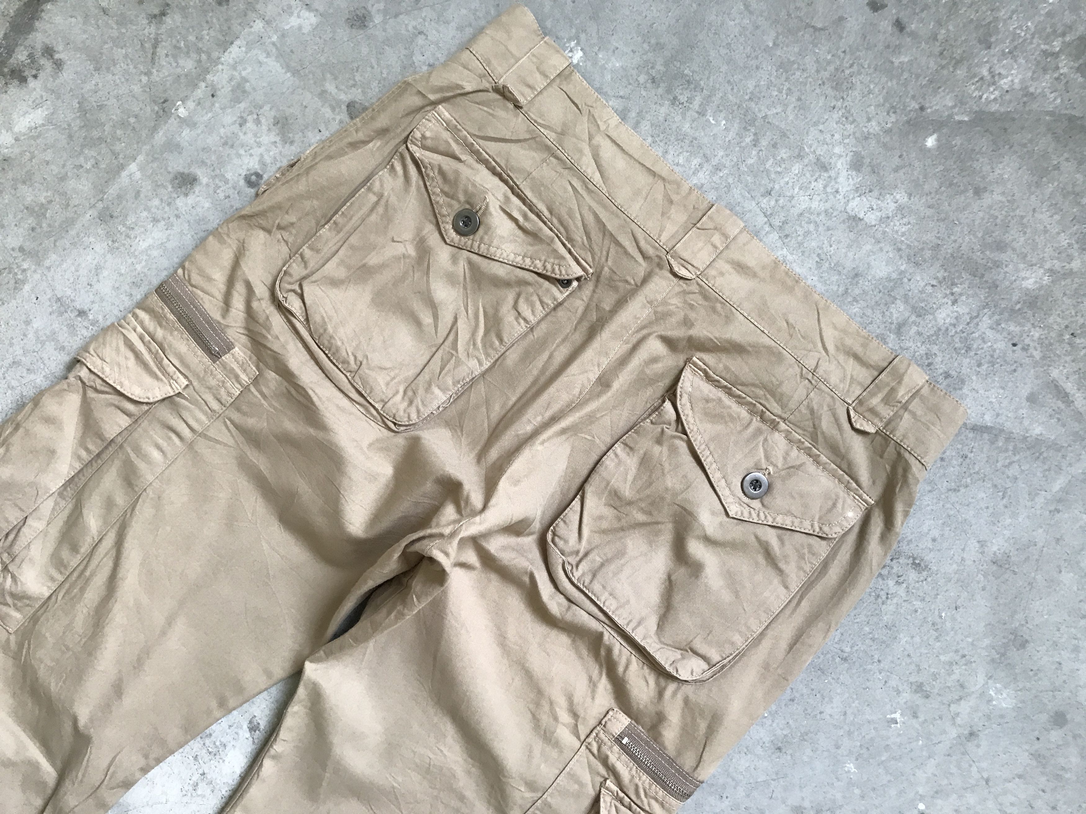 Japanese Brand × Seditionaries CP101 FLARE USW Japan Mutipockets Tactical Light Cargo Pant Size US 33 - 13 Thumbnail