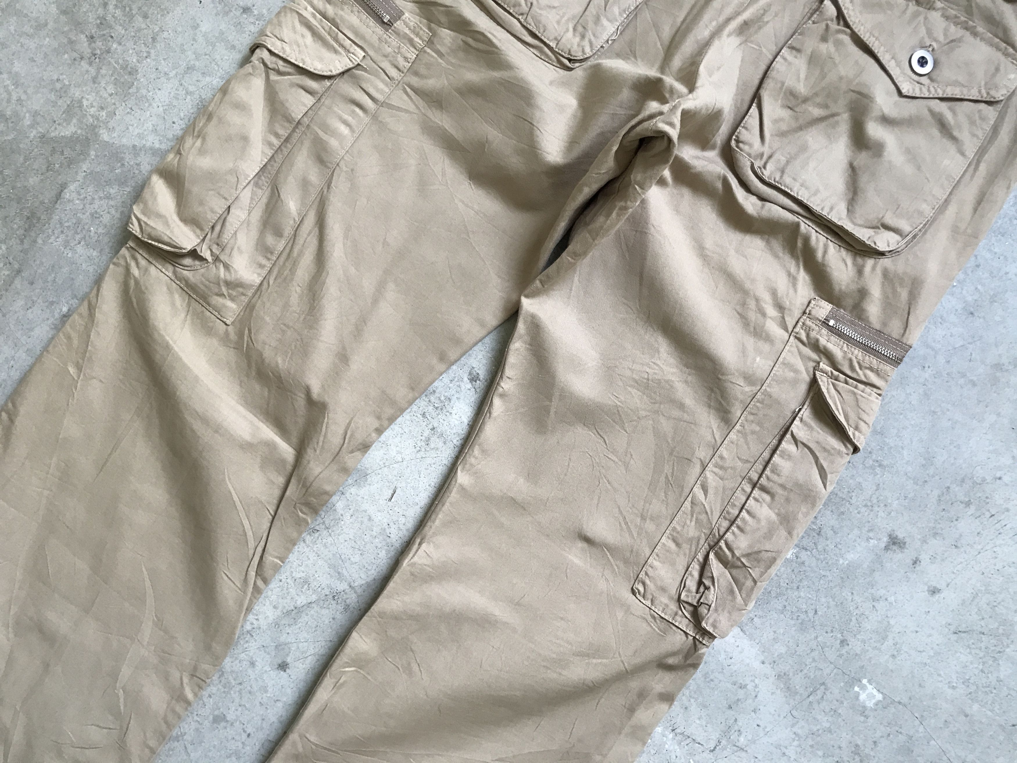 Japanese Brand × Seditionaries CP101 FLARE USW Japan Mutipockets Tactical Light Cargo Pant Size US 33 - 14 Thumbnail