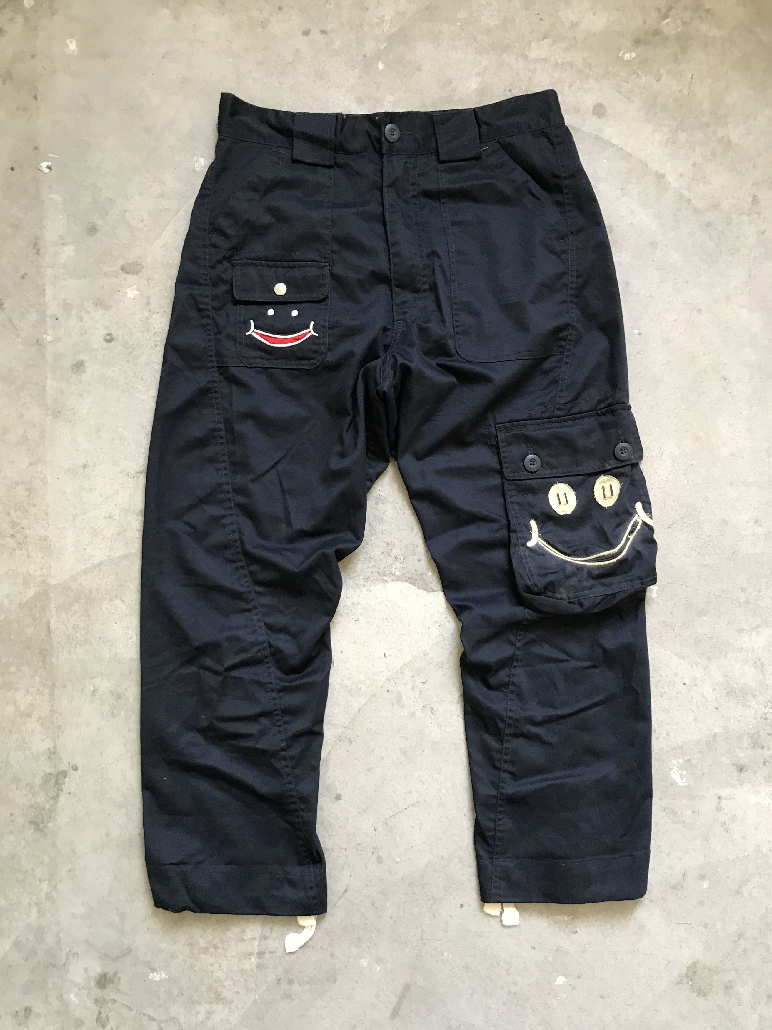 Japanese Brand P31 UPSMILE Japan Cropped Monkey Pant Size US 31 - 1 Thumbnail