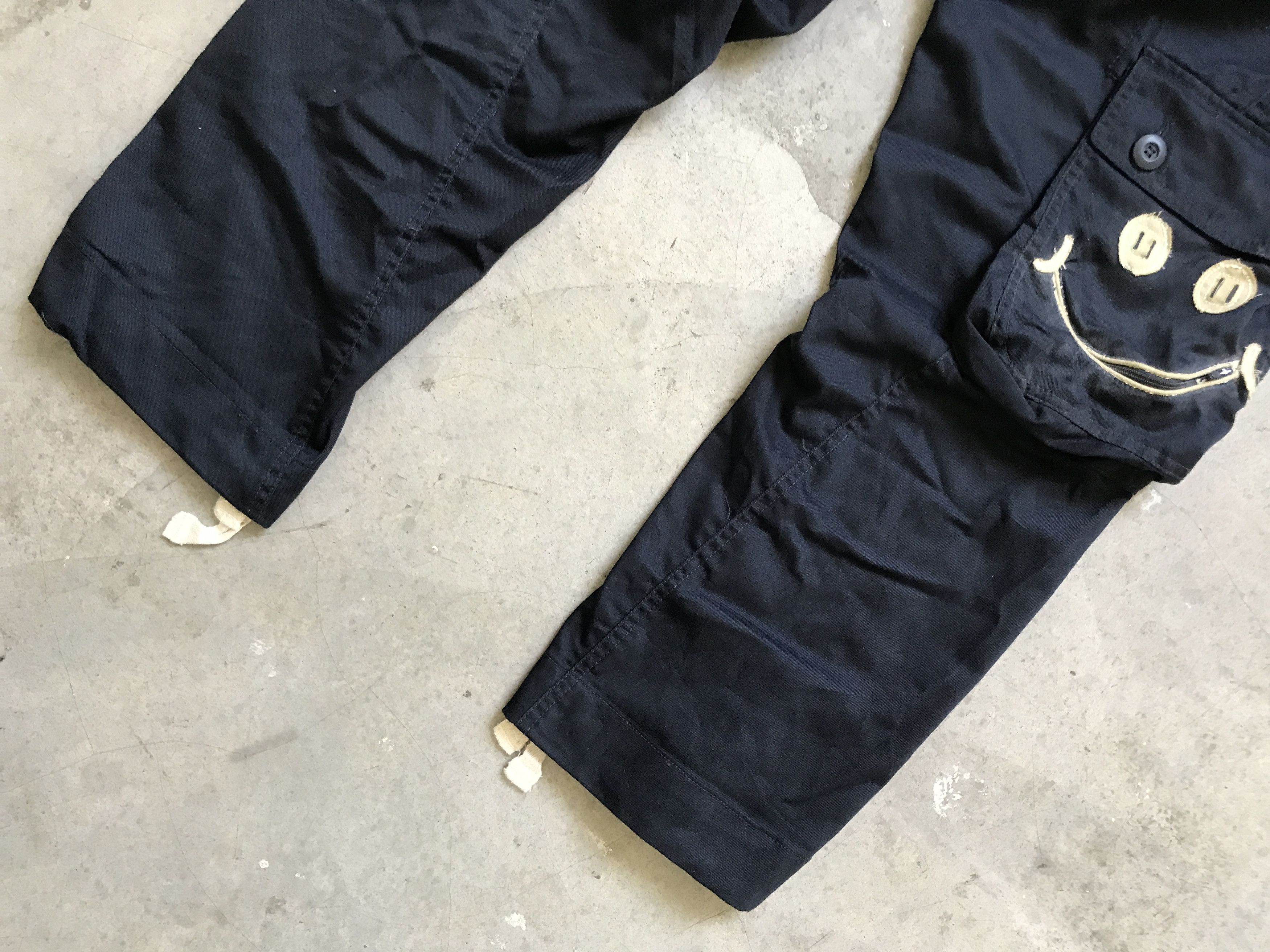 Japanese Brand P31 UPSMILE Japan Cropped Monkey Pant Size US 31 - 4 Thumbnail
