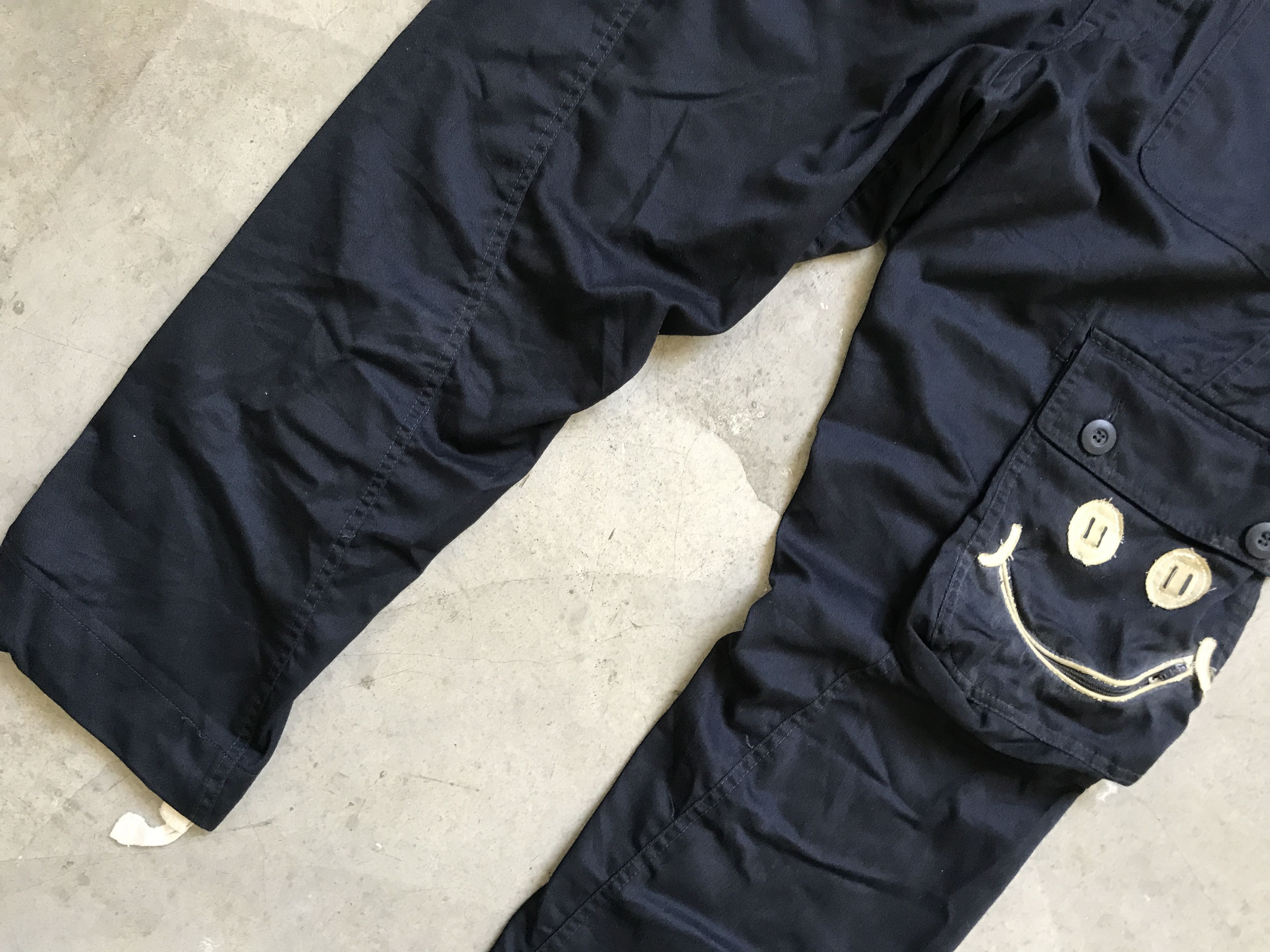 Japanese Brand P31 UPSMILE Japan Cropped Monkey Pant Size US 31 - 3 Thumbnail