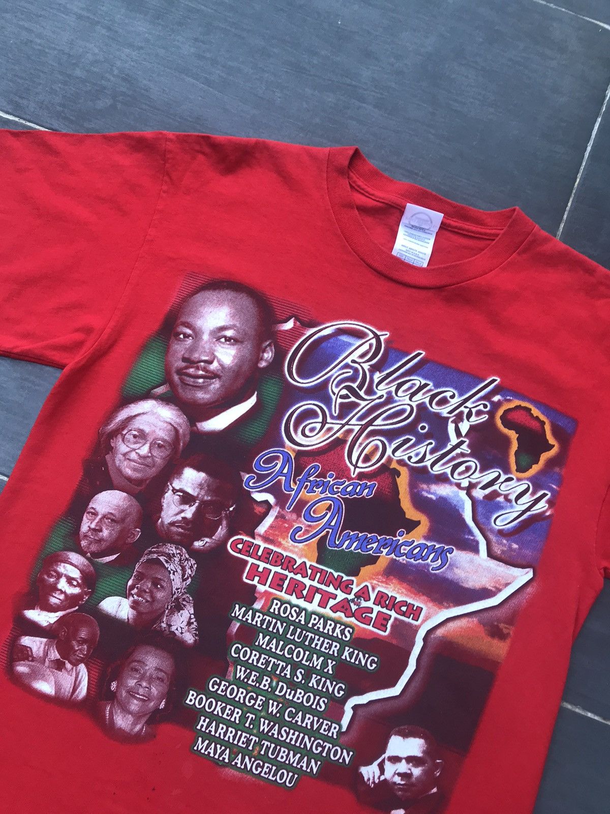 Rap Tees Vintage Y2K Black History Rap Tees Size US M / EU 48-50 / 2 - 3 Thumbnail