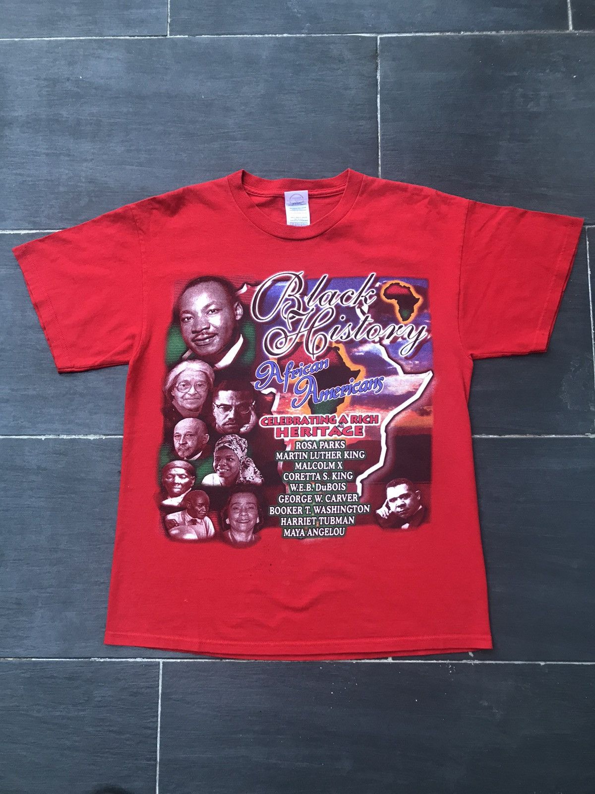 Rap Tees Vintage Y2K Black History Rap Tees Size US M / EU 48-50 / 2 - 1 Thumbnail