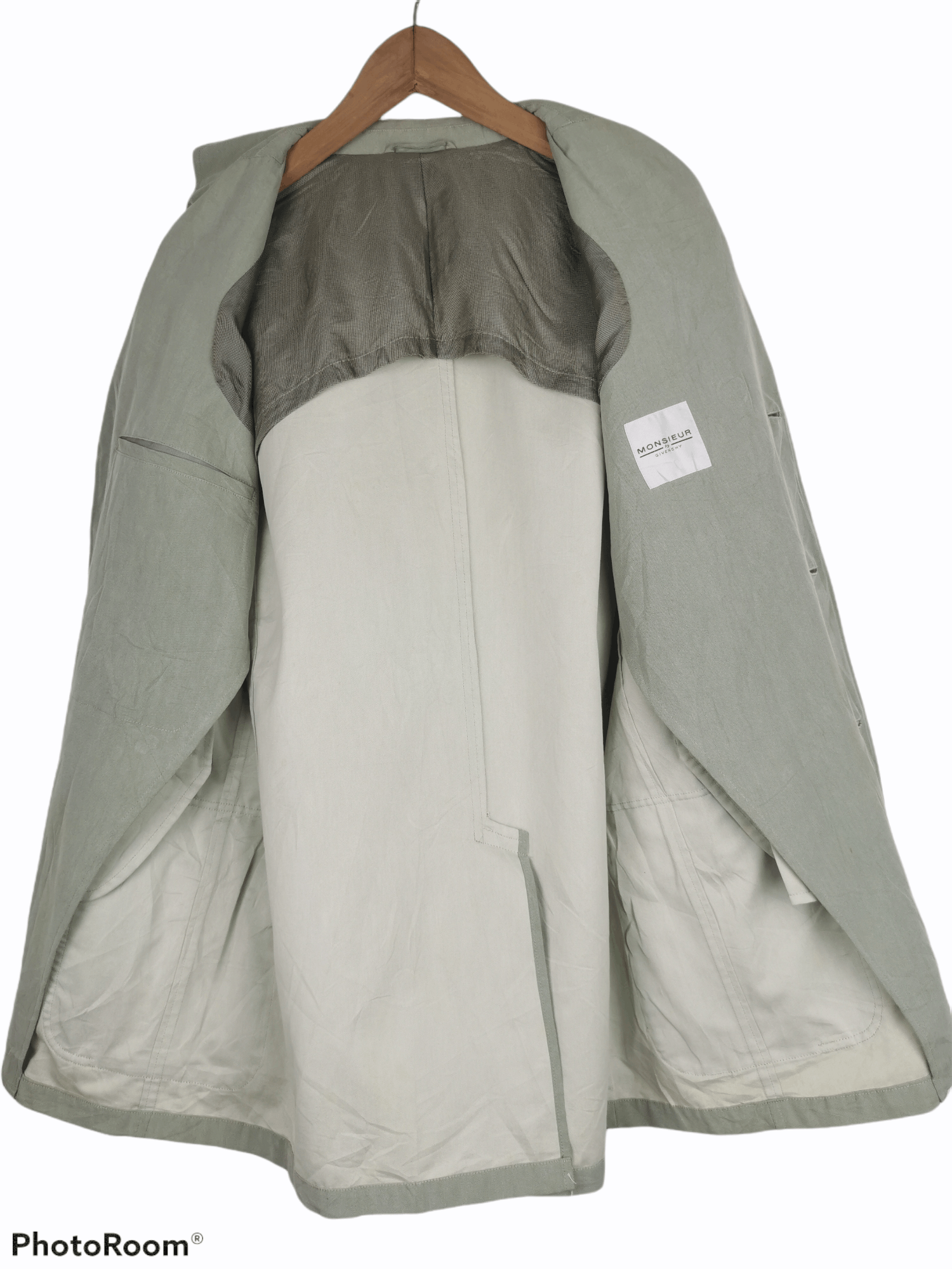 Givenchy Monsieur by Givenchy Light Coat Blazer Size US L / EU 52-54 / 3 - 6 Thumbnail