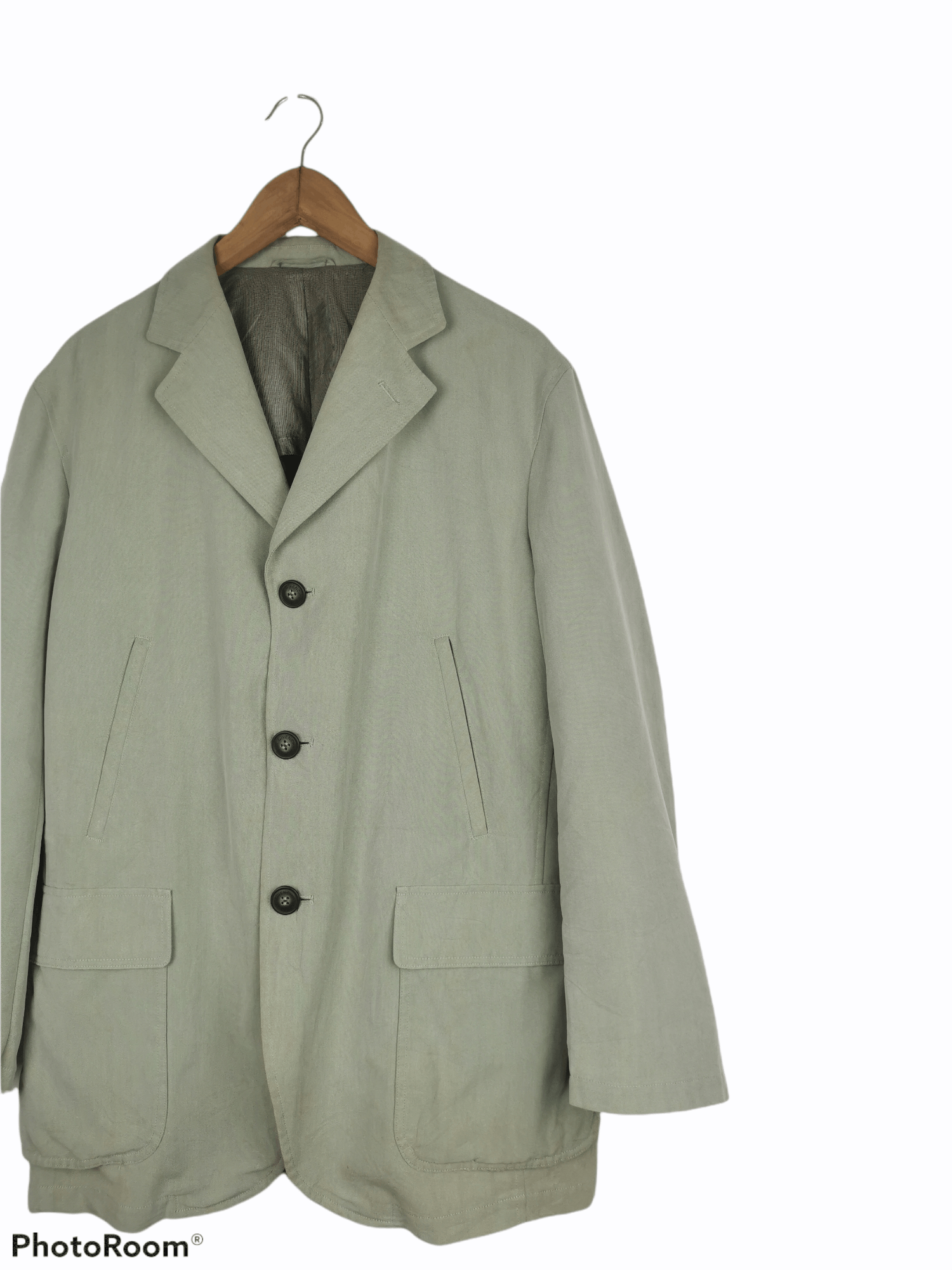 Givenchy Monsieur by Givenchy Light Coat Blazer Size US L / EU 52-54 / 3 - 3 Thumbnail