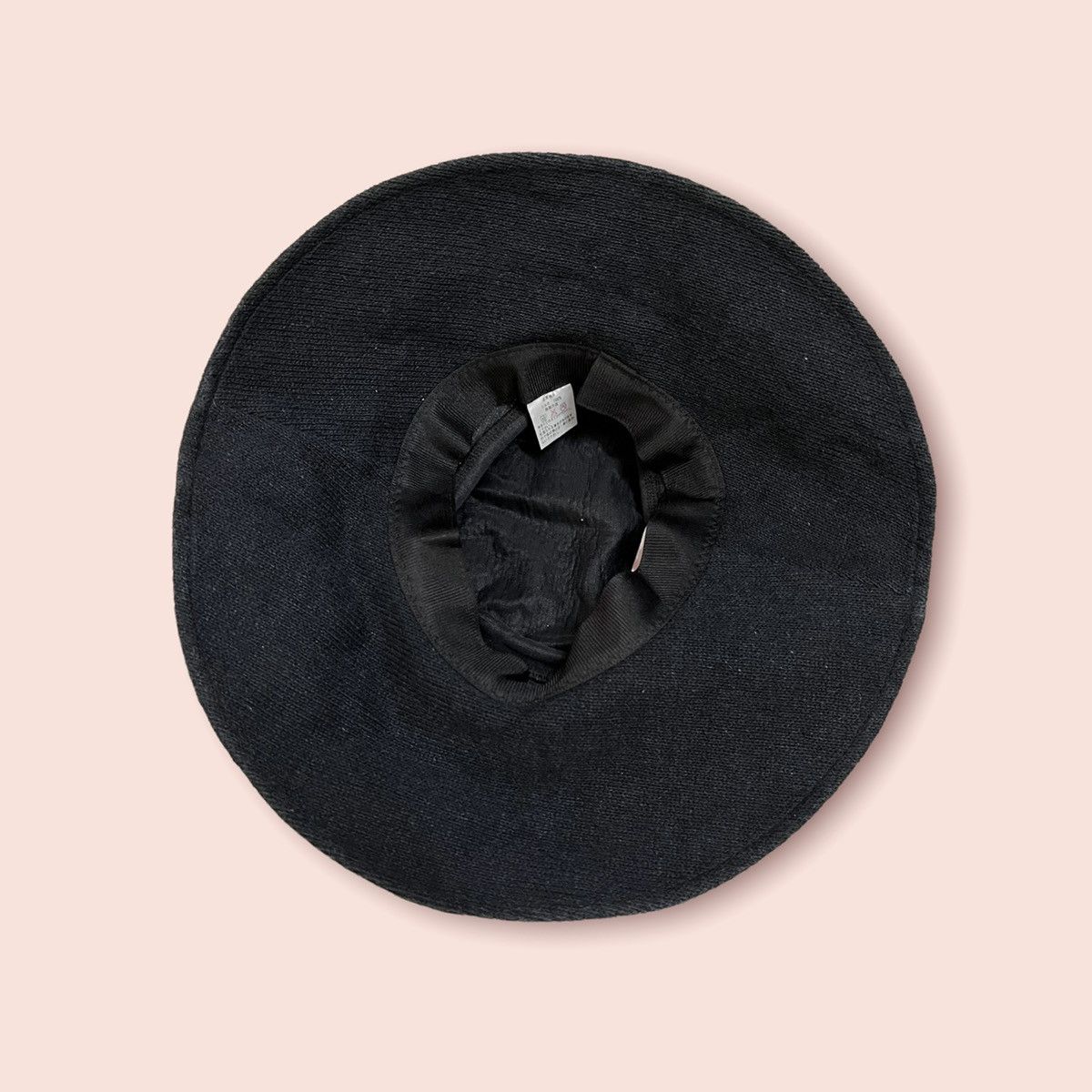 Designer × Valentino × Vintage VINTAGE RUDOLF VALENTINO WIDE BRIM SILK BUCKET HAT Size ONE SIZE - 11 Thumbnail