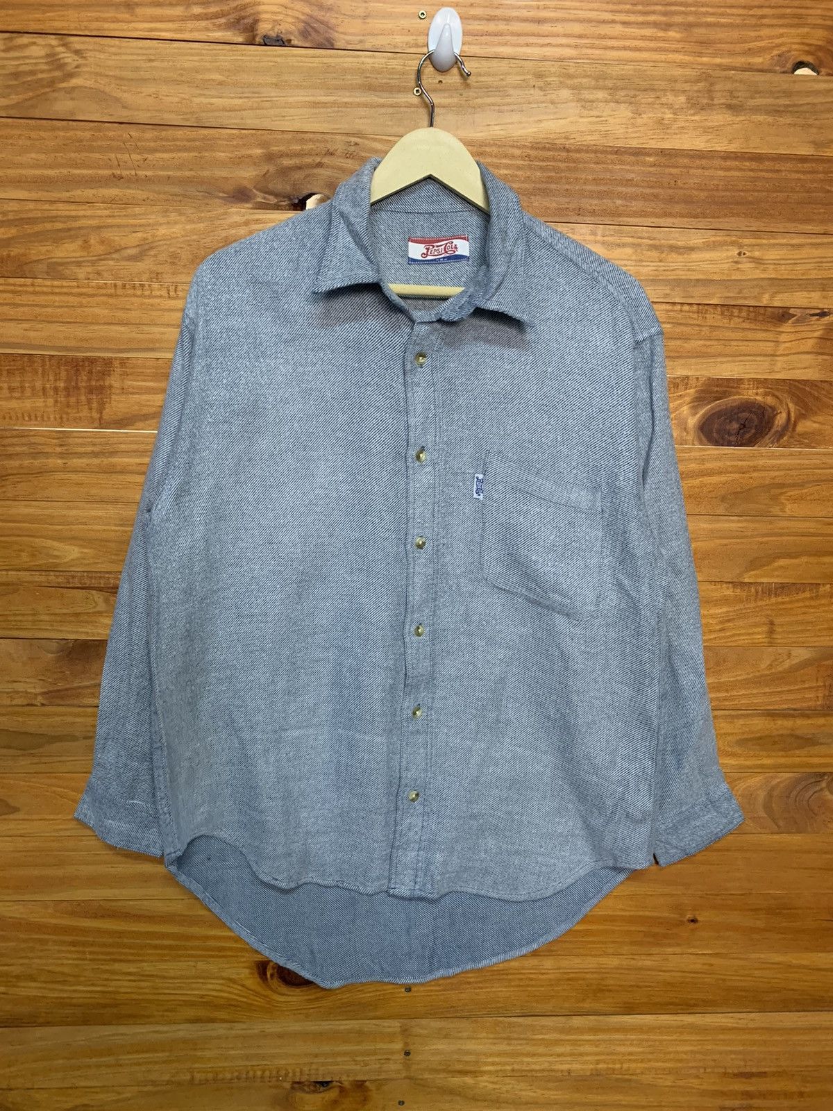 Coca Cola × Pepsi Vintage 90s Pepsi-Cola Button Up Workers Shirt Size US M / EU 48-50 / 2 - 1 Thumbnail
