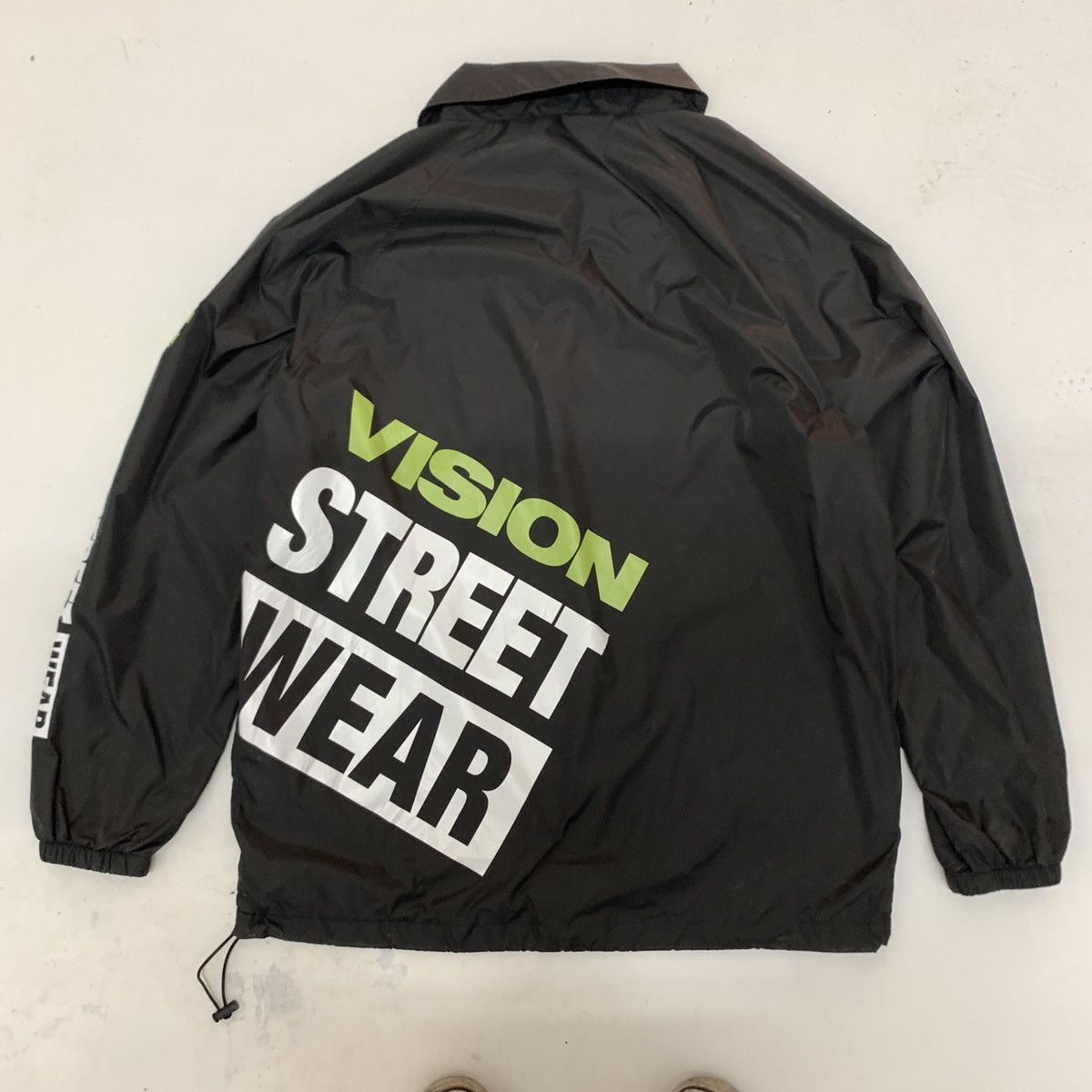 VISION STREETWEAR COACH JACKET BIG LOGO