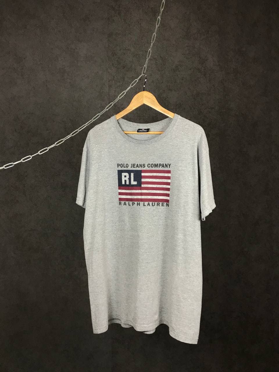 Vintage Polo Jeans Company Ralph Lauren vintage luxury tee Size US L / EU 52-54 / 3 - 1 Thumbnail