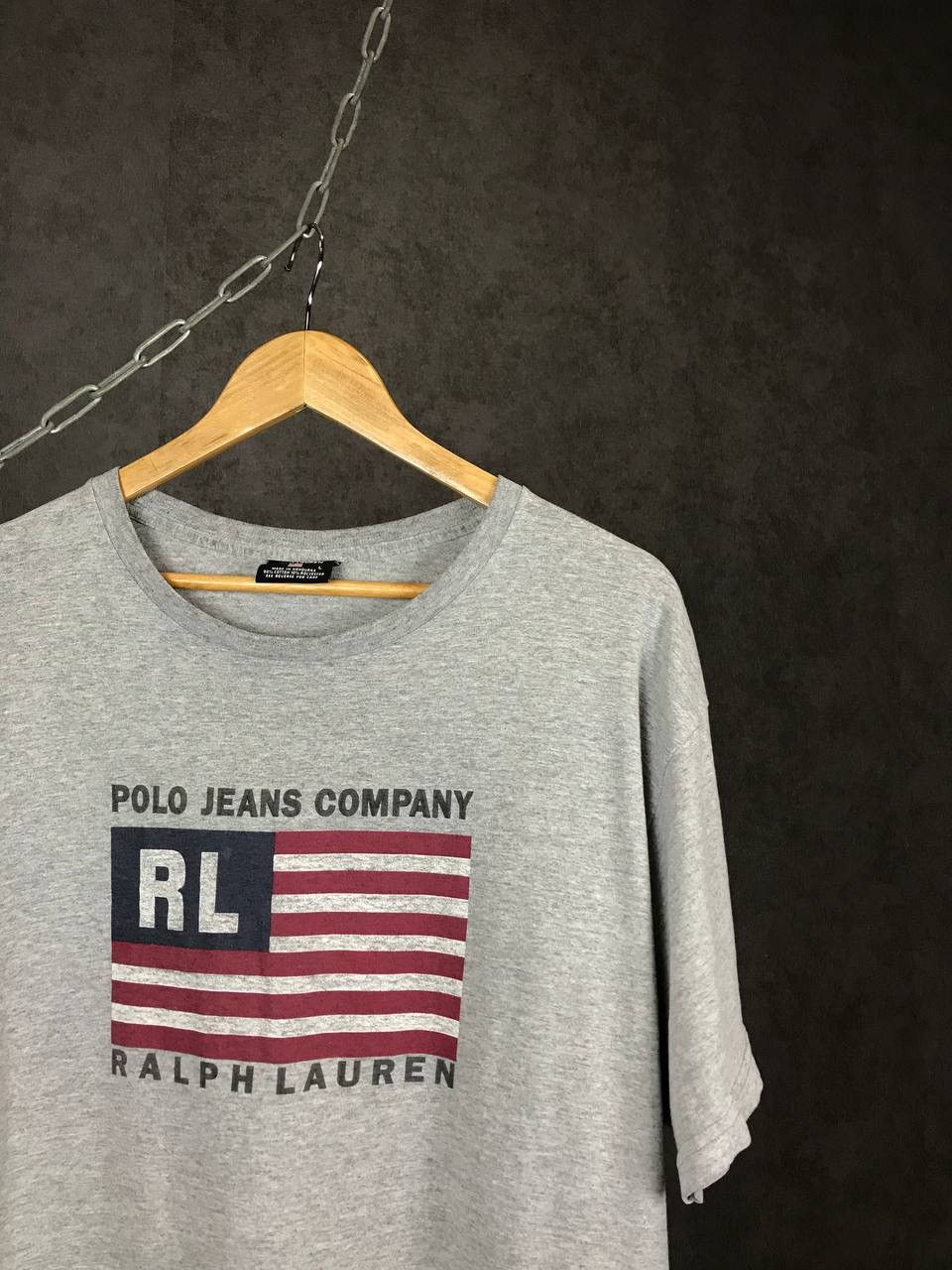 Vintage Polo Jeans Company Ralph Lauren vintage luxury tee Size US L / EU 52-54 / 3 - 2 Thumbnail