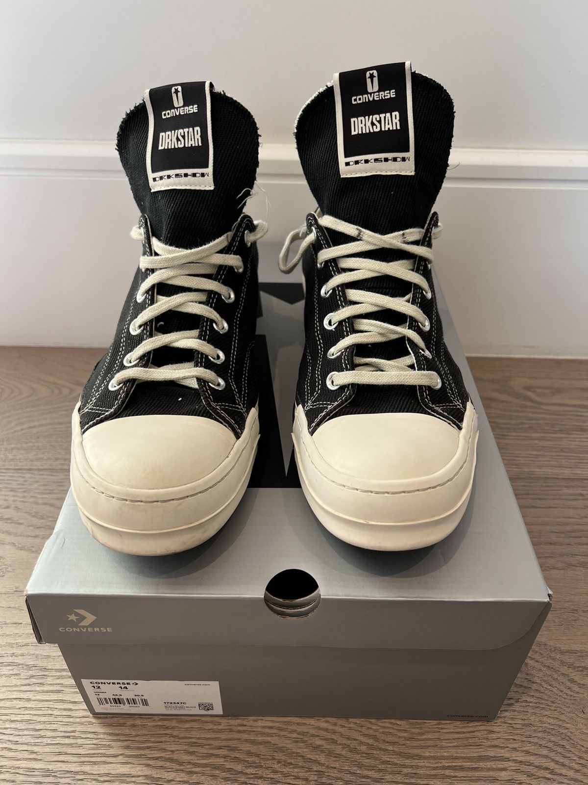 Converse Converse drkshdw drkstr Rick owens | Grailed