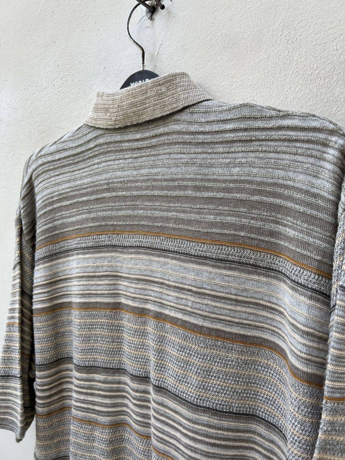 Vintage Vintage 90s Paco Rabanne Paris Stretchable Polo Shirt Size US M / EU 48-50 / 2 - 9 Thumbnail