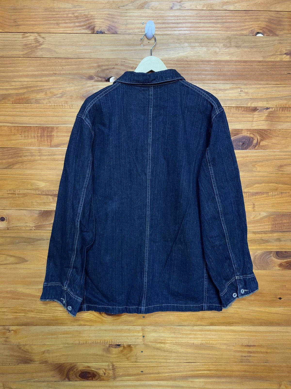Vintage Vintage Billy Stones Denim Chore Jacket Size US L / EU 52-54 / 3 - 6 Thumbnail