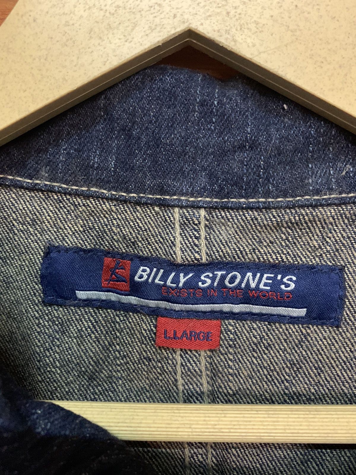 Vintage Vintage Billy Stones Denim Chore Jacket Size US L / EU 52-54 / 3 - 4 Thumbnail
