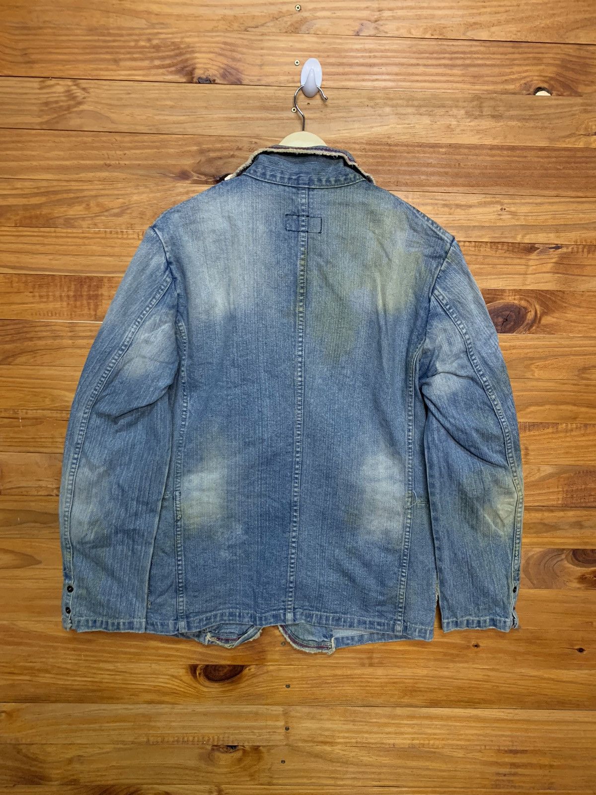 Other Vintage Point Loma Disstressed Denim Chore Jacket Size US M / EU 48-50 / 2 - 6 Thumbnail
