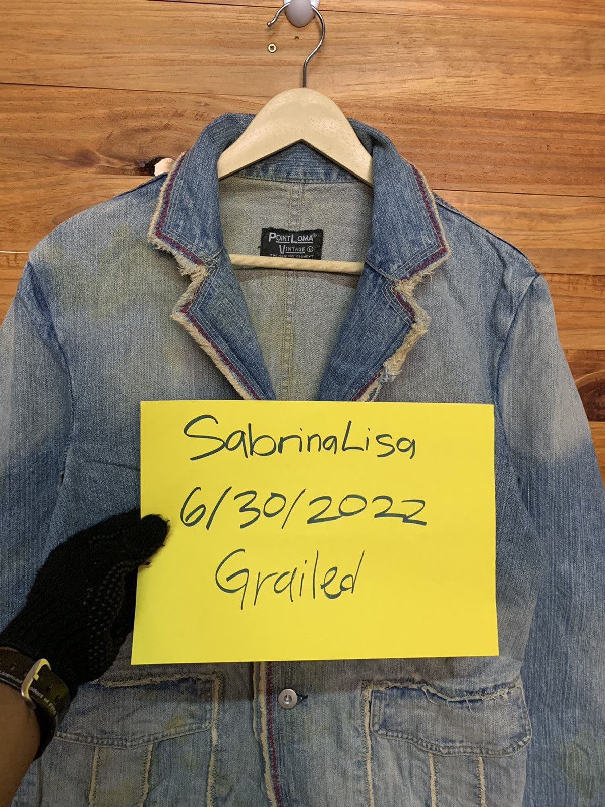Other Vintage Point Loma Disstressed Denim Chore Jacket Size US M / EU 48-50 / 2 - 10 Thumbnail