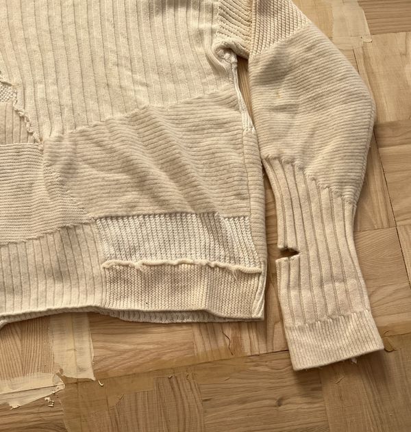 Helmut lang military outlet grunge sweater