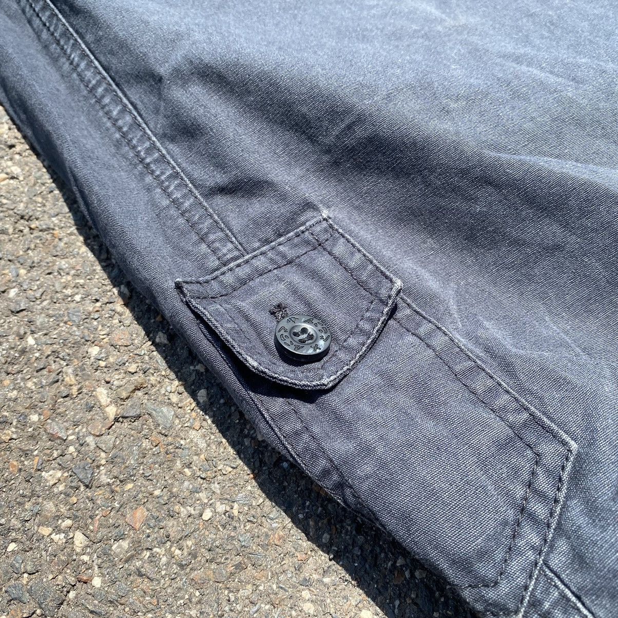 Japanese Brand VINTAGE MAHARISHI FADED BLACK DEMON FACE EMBROIDERED PANTS Size US 32 / EU 48 - 14 Thumbnail