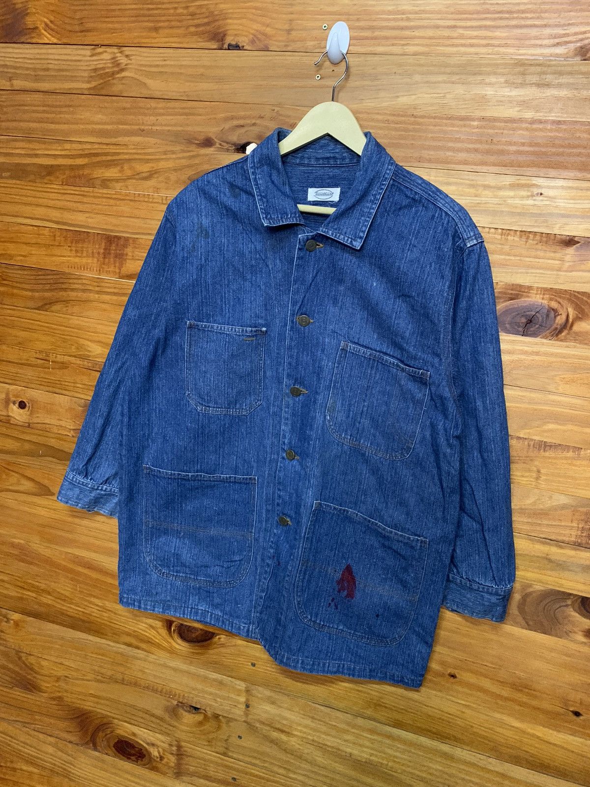 Vintage Vintage Disstressed Chore Jacket Size US L / EU 52-54 / 3 - 2 Thumbnail