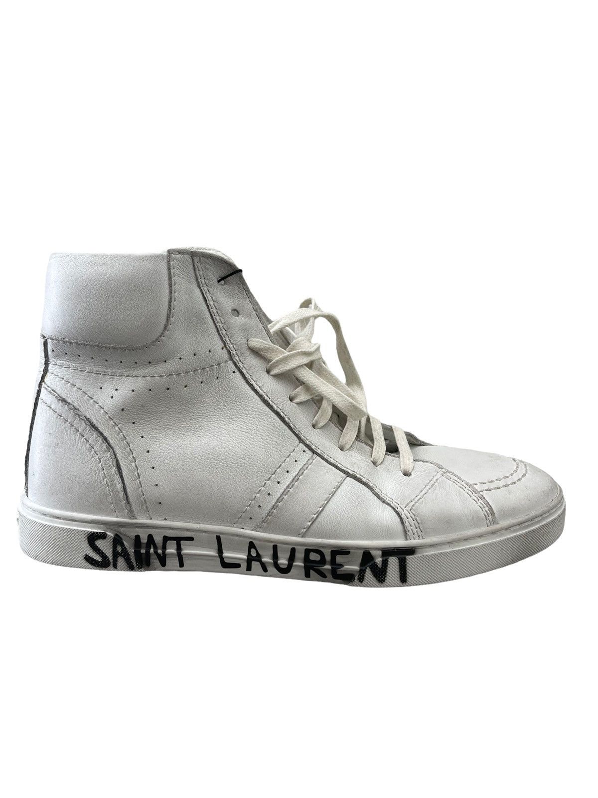Saint Laurent Joe Leather Sneakers