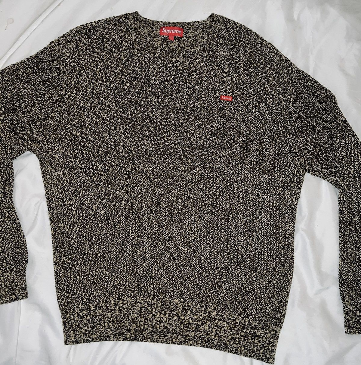 Supreme Supreme Melange Rib Knit Sweater | Grailed