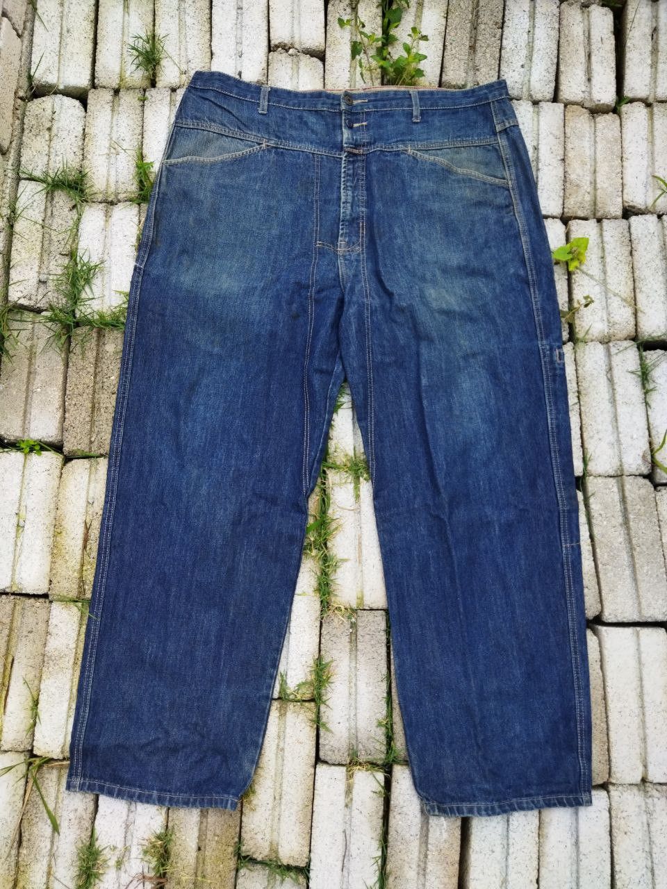 image of Marithe Francois Girbaud Jeans in Blue Denim, Men's (Size 44)