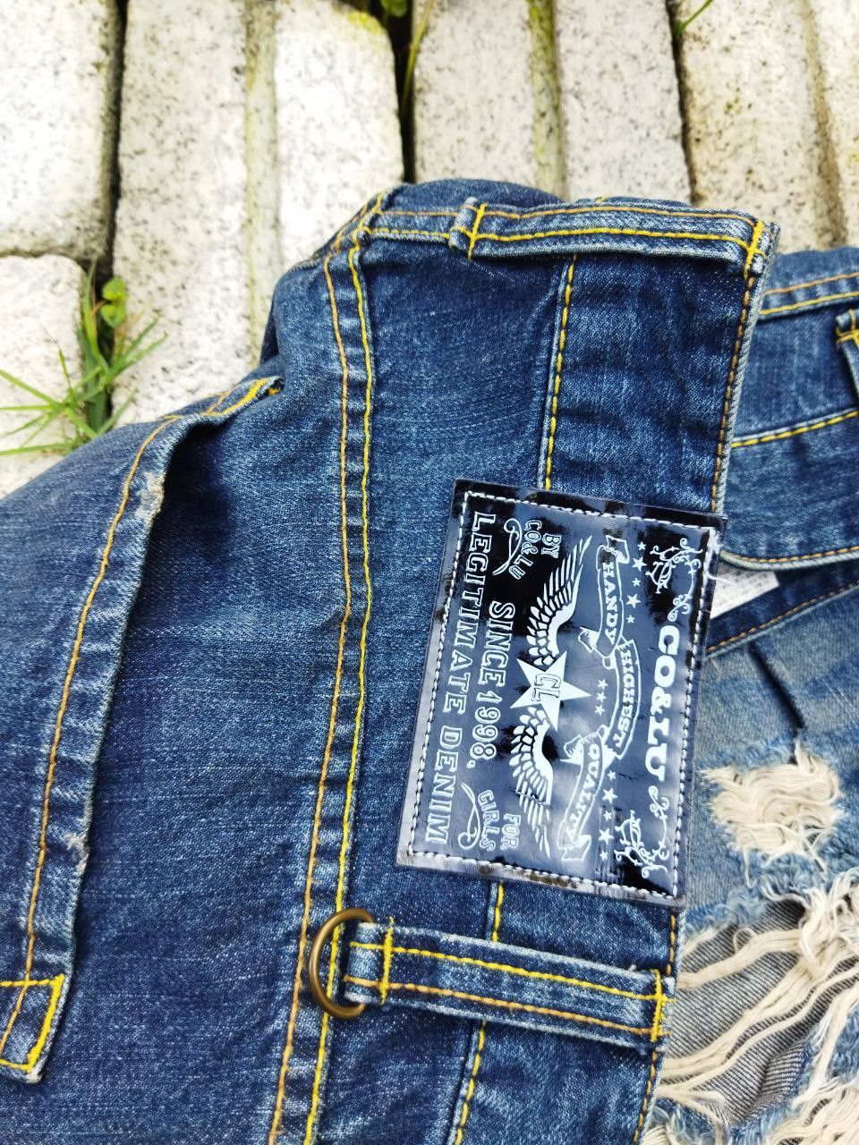 Japanese Brand Co & Lu Japan Distressed Denim - Size 29 Size US 29 - 4 Thumbnail