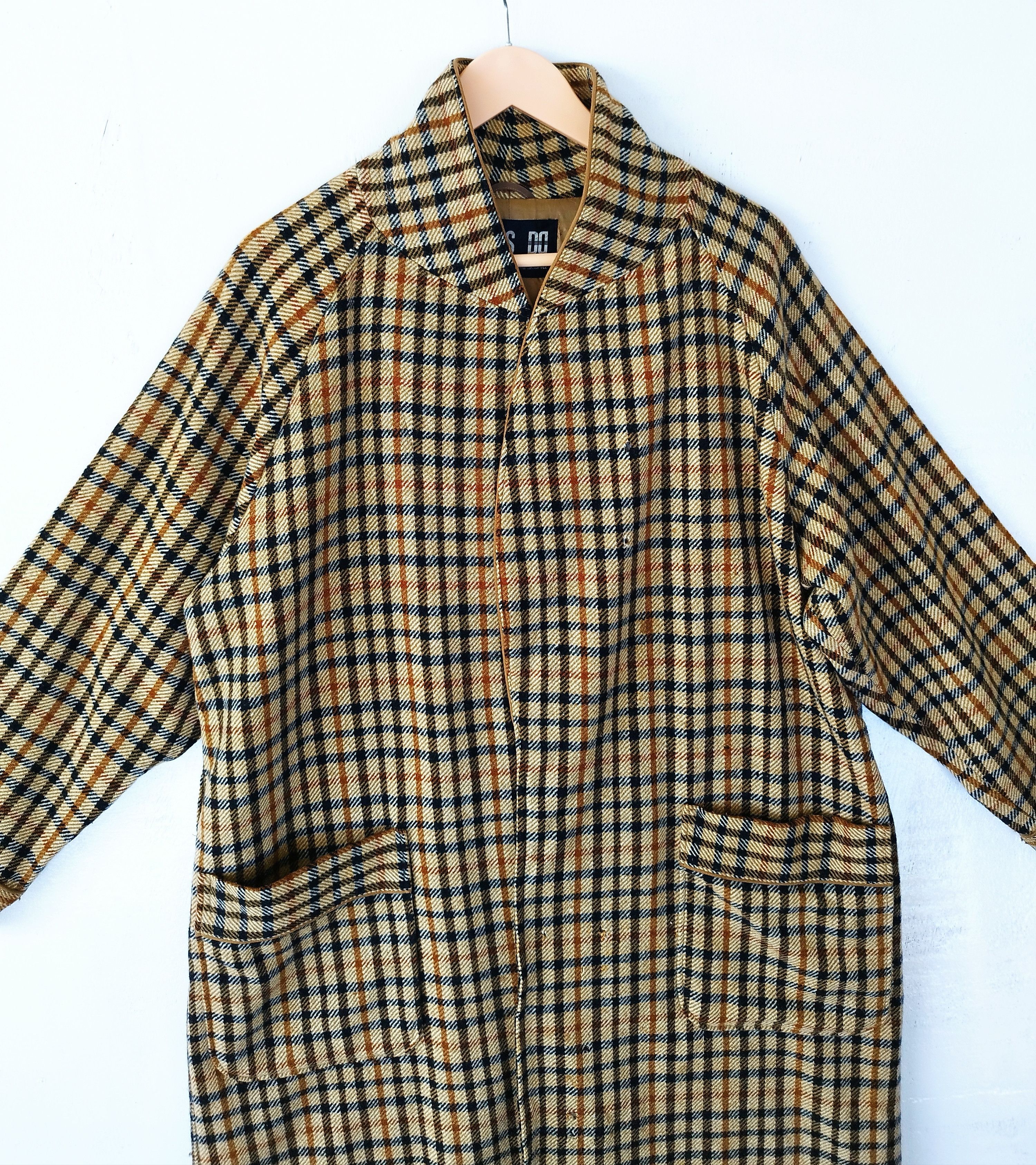 DAKS Vintage 70s Daks london long jacket Size US XL / EU 56 / 4 - 2 Thumbnail
