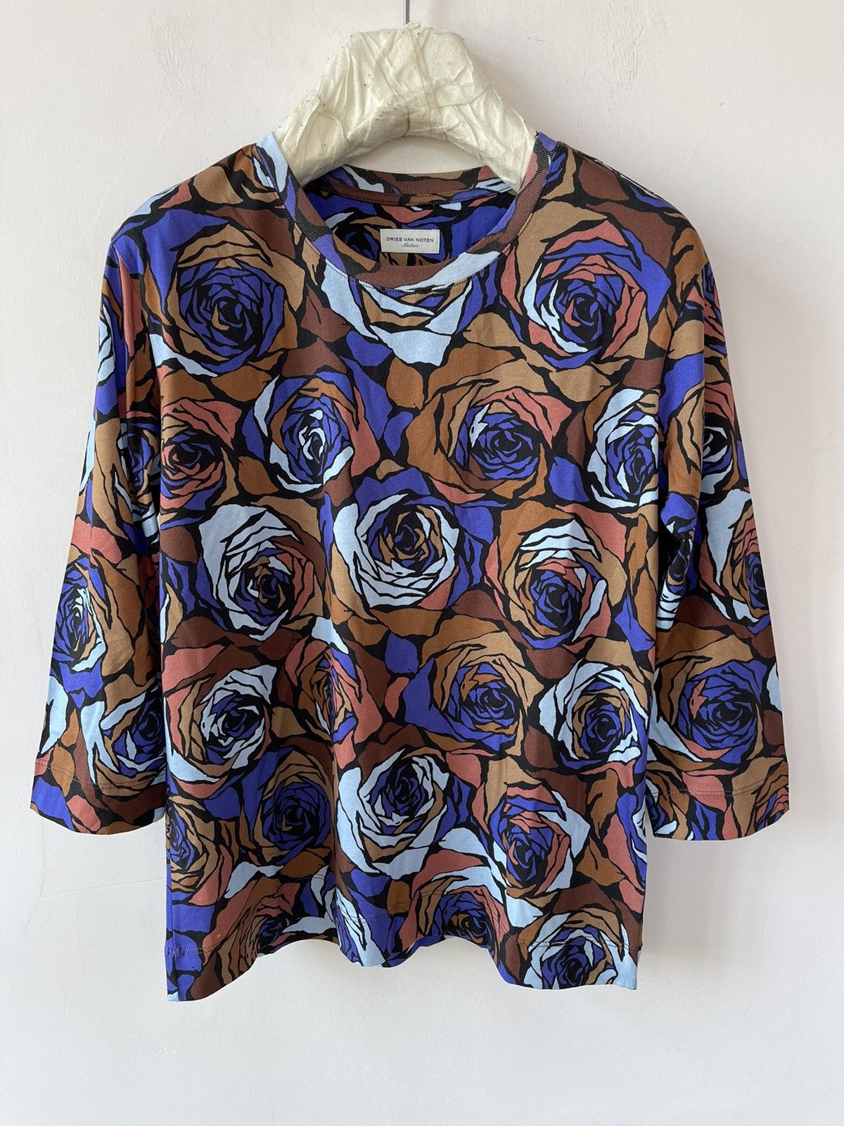 Dries Van Noten Floral Print Cotton T-shirt Size US M / EU 48-50 / 2 - 1 Thumbnail
