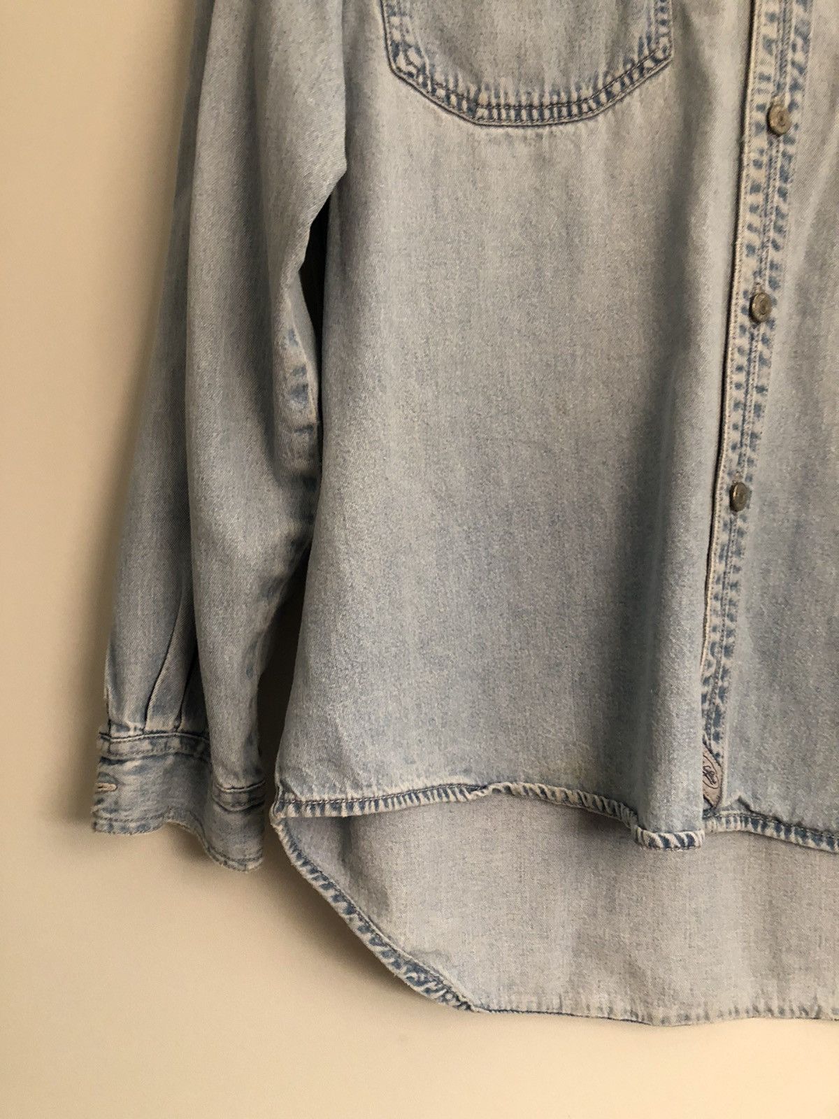 Levi's Distressed Handmade Blanket Southwestern Denim Shirt Size US L / EU 52-54 / 3 - 10 Thumbnail
