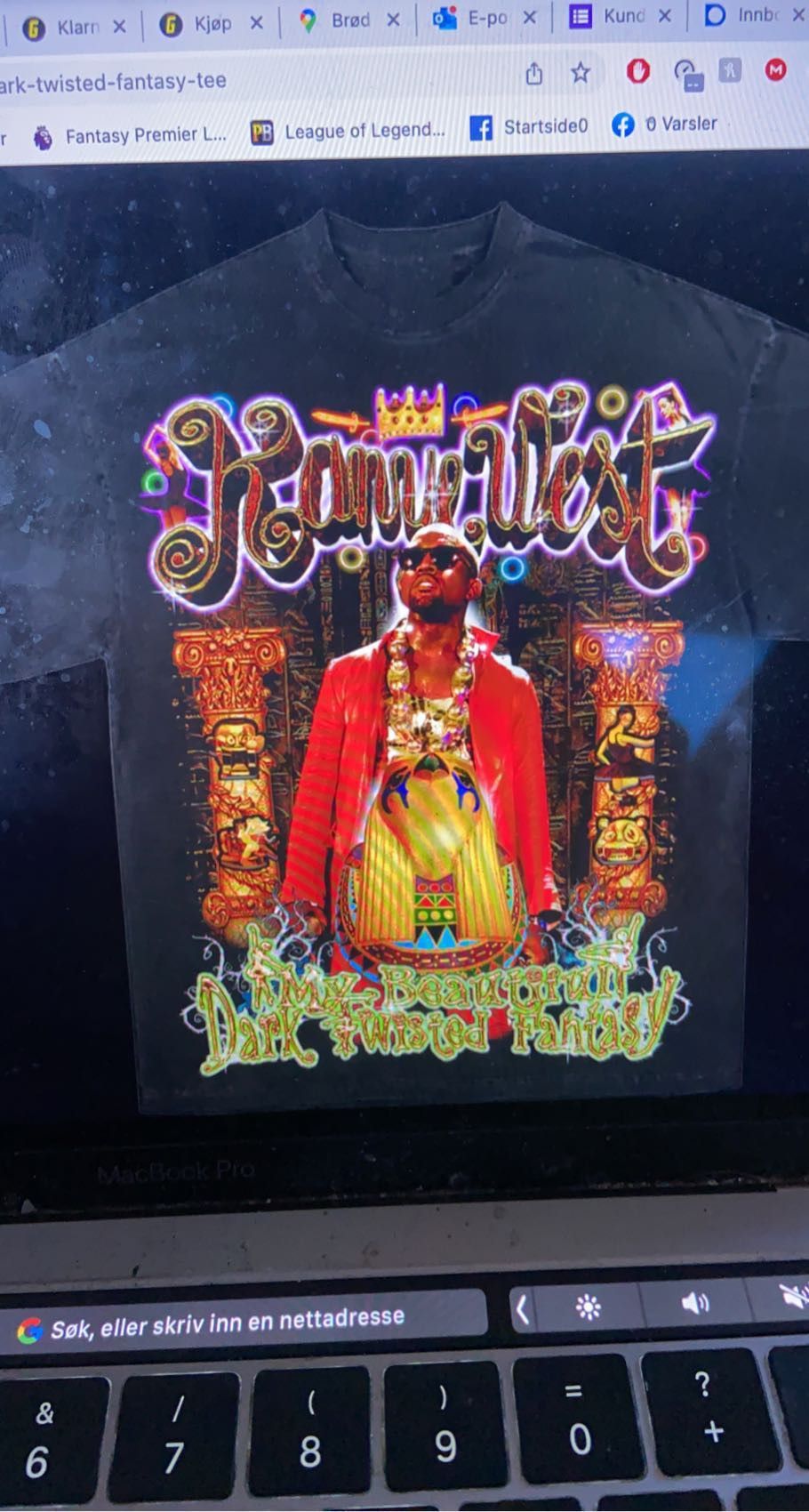 DBruze Kanye MBDTF tee