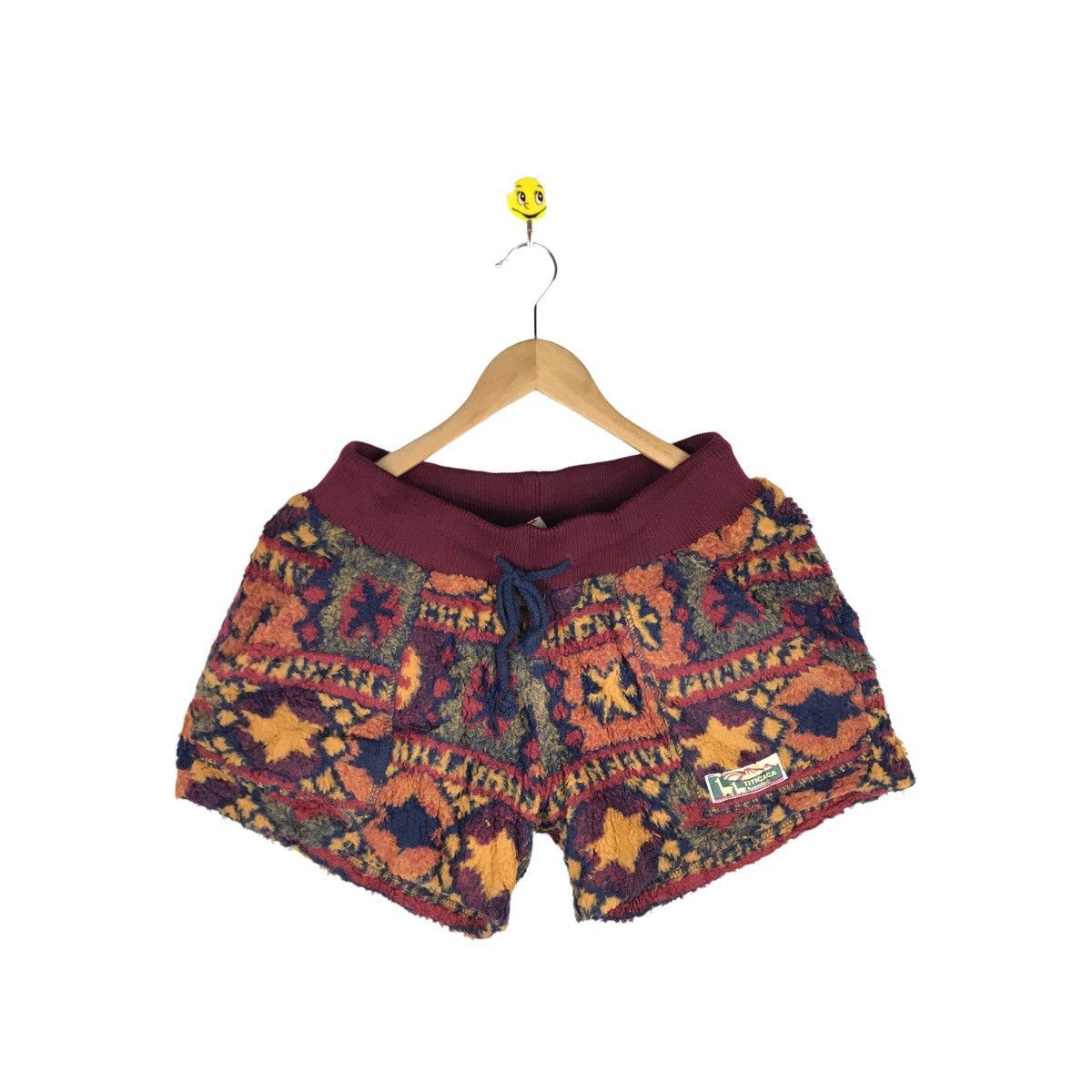 Vintage Short pants Fleece hawaii style titicaca short pant