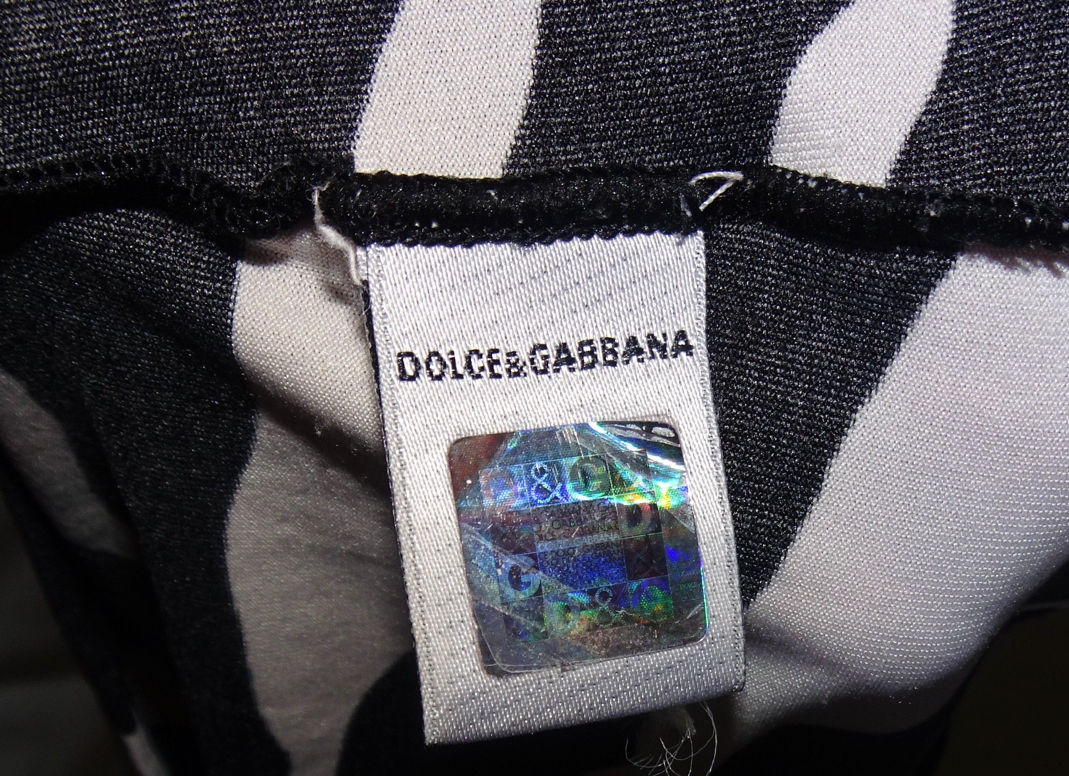 Dolce & Gabbana DOLCE AND GABBANA ZEBRA PRINT WOMEN'S TOP Size S / US 4 / IT 40 - 3 Thumbnail