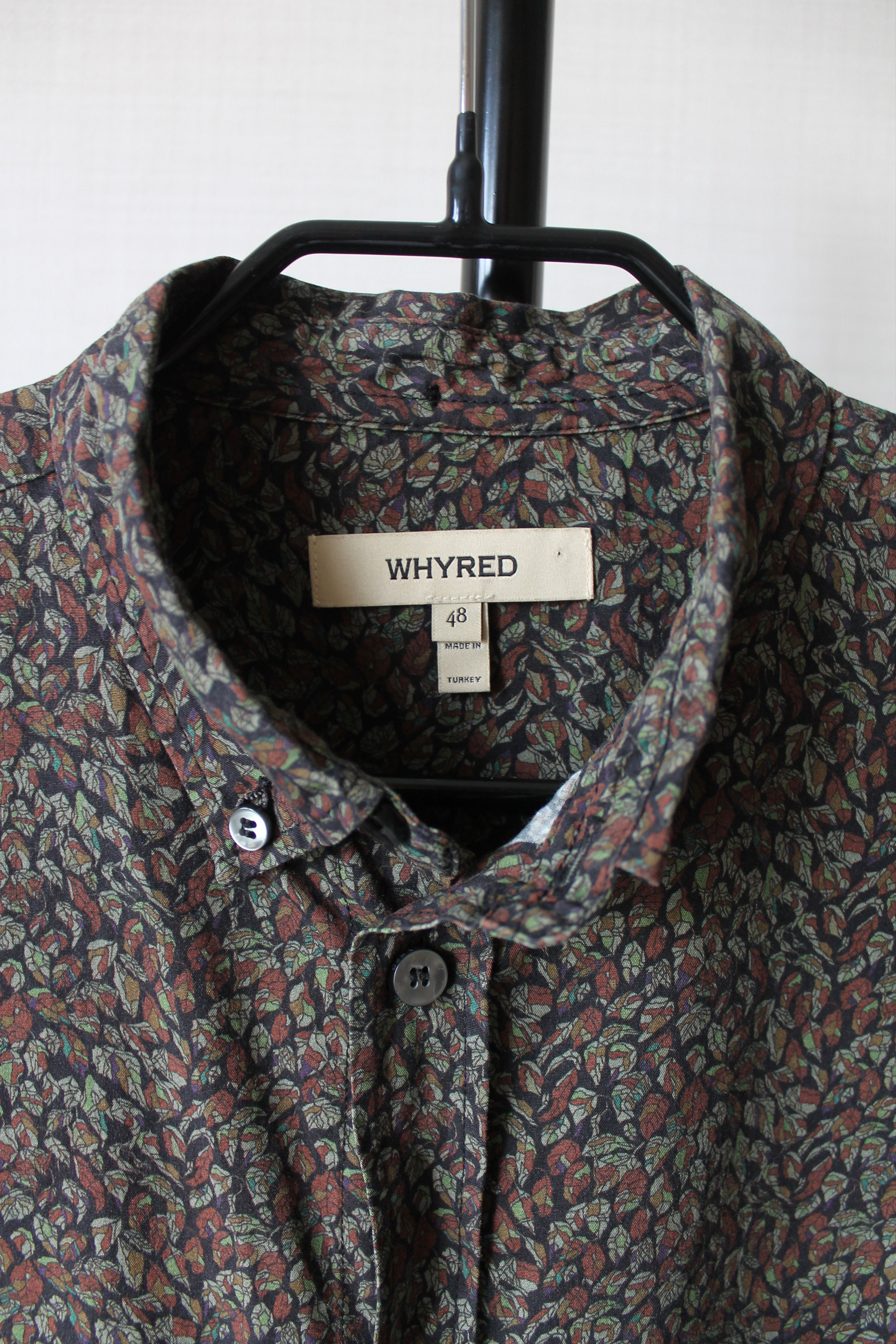 Whyred WHYRED Floral Shirt Cotton Long Sleeve Size US M / EU 48-50 / 2 - 5 Thumbnail