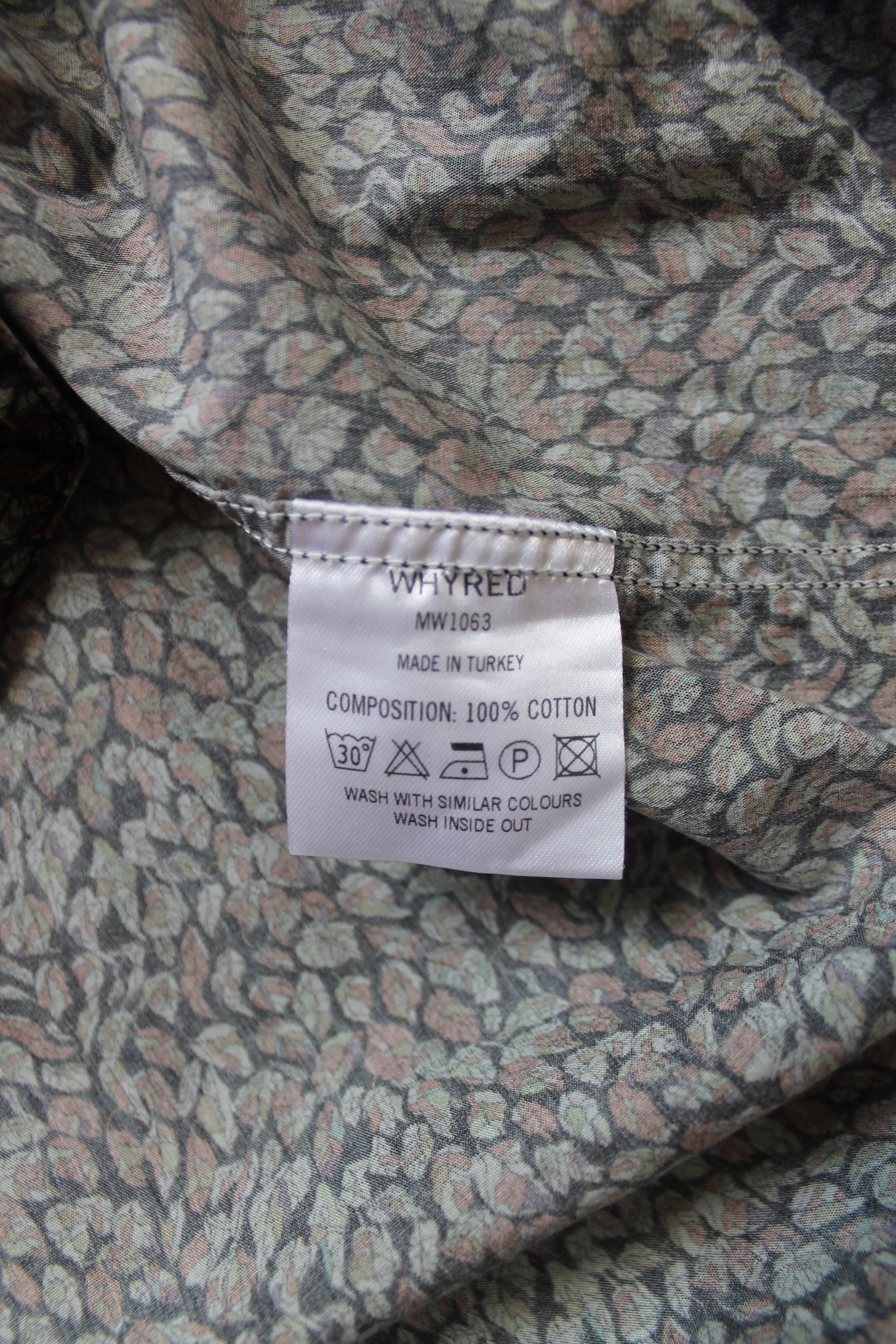 Whyred WHYRED Floral Shirt Cotton Long Sleeve Size US M / EU 48-50 / 2 - 10 Thumbnail