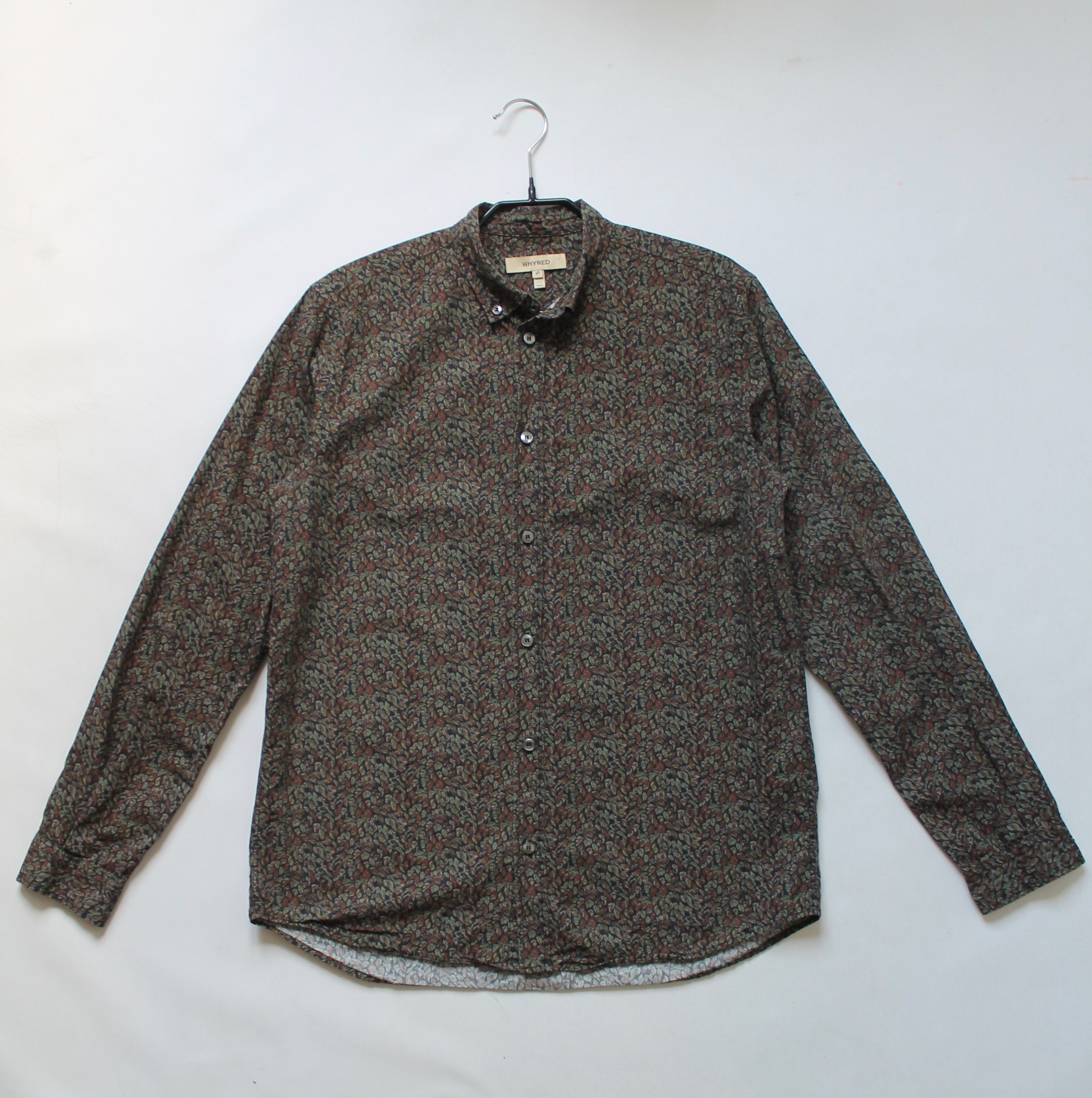 Whyred WHYRED Floral Shirt Cotton Long Sleeve Size US M / EU 48-50 / 2 - 8 Thumbnail