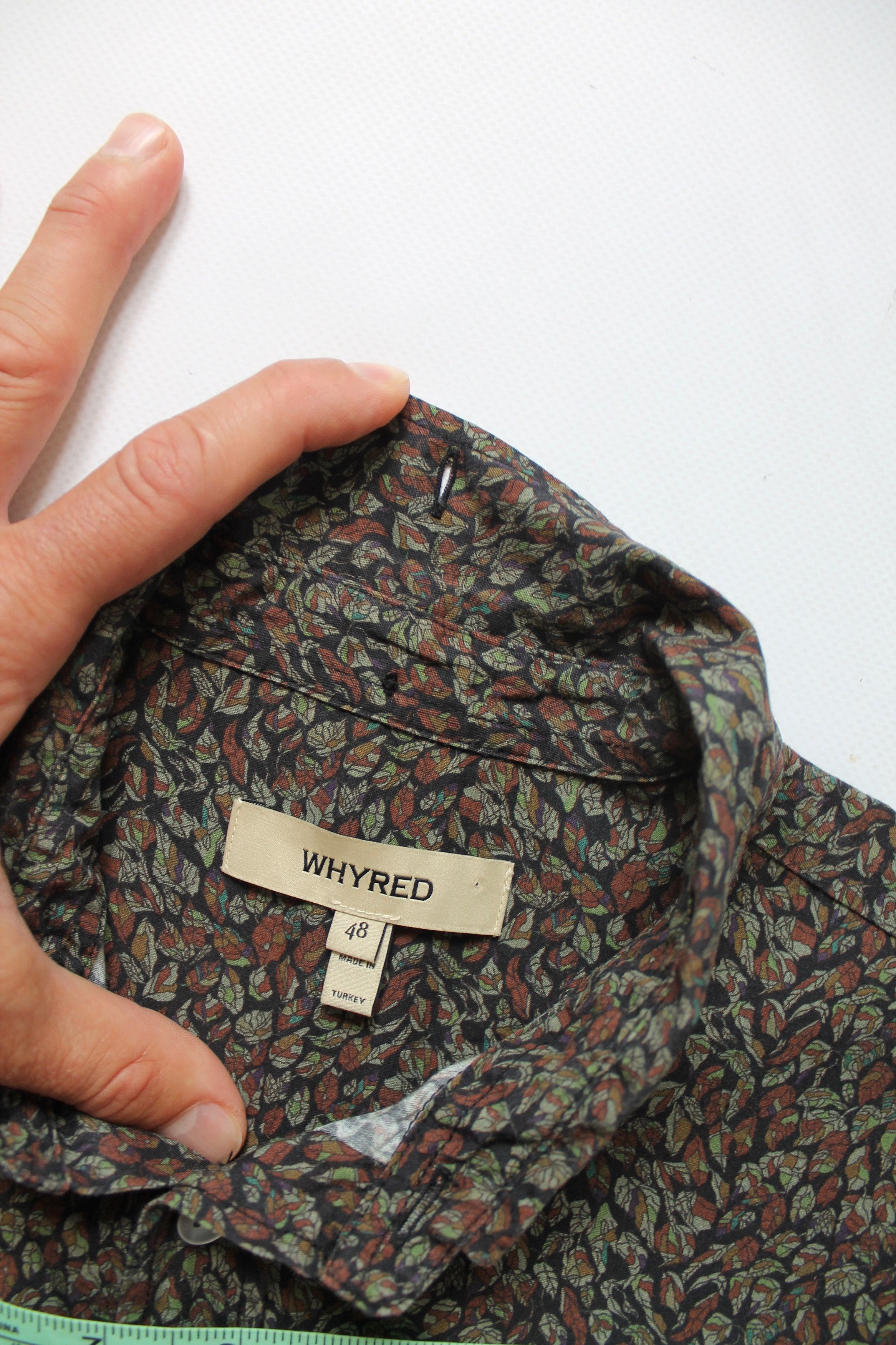 Whyred WHYRED Floral Shirt Cotton Long Sleeve Size US M / EU 48-50 / 2 - 9 Thumbnail