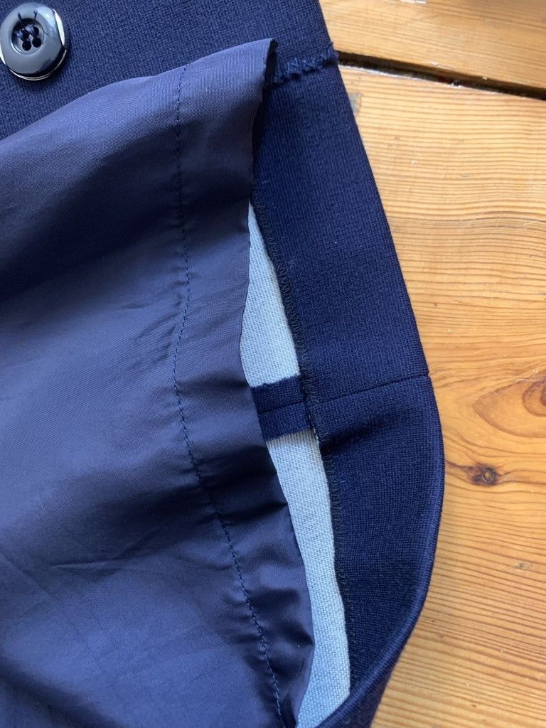 Vintage Vintage West German Virgin Wool Navy Coat Size US S / EU 44-46 / 1 - 10 Thumbnail