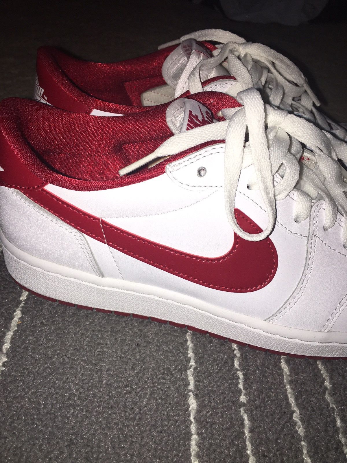 Jordan Brand × Nike Jordan 1 Cherry Red Low | Grailed