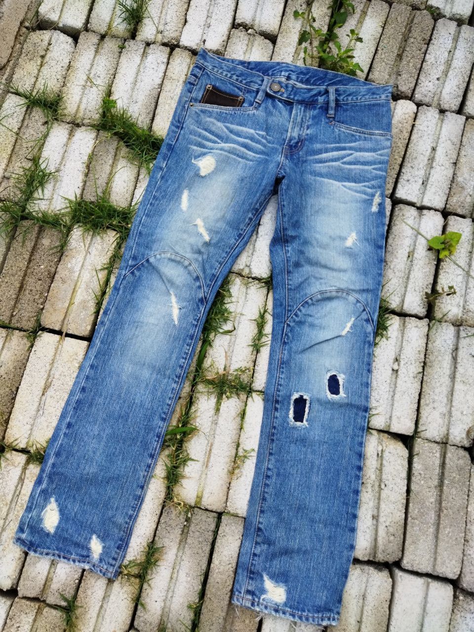PPFM PPFM Japan Original Distressed Jeans - Size S Size US 33 - 7 Thumbnail