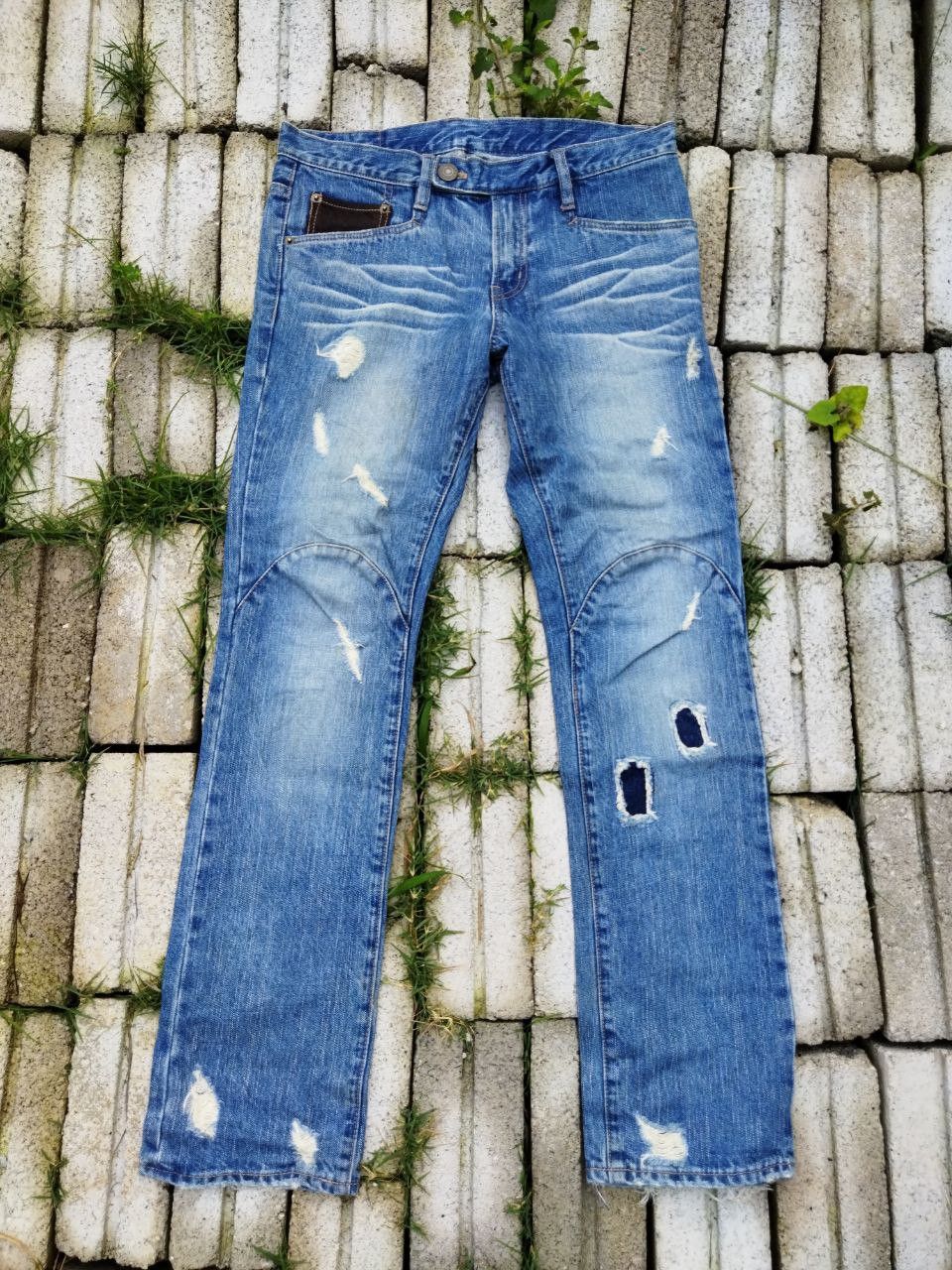 PPFM PPFM Japan Original Distressed Jeans - Size S Size US 33 - 1 Thumbnail