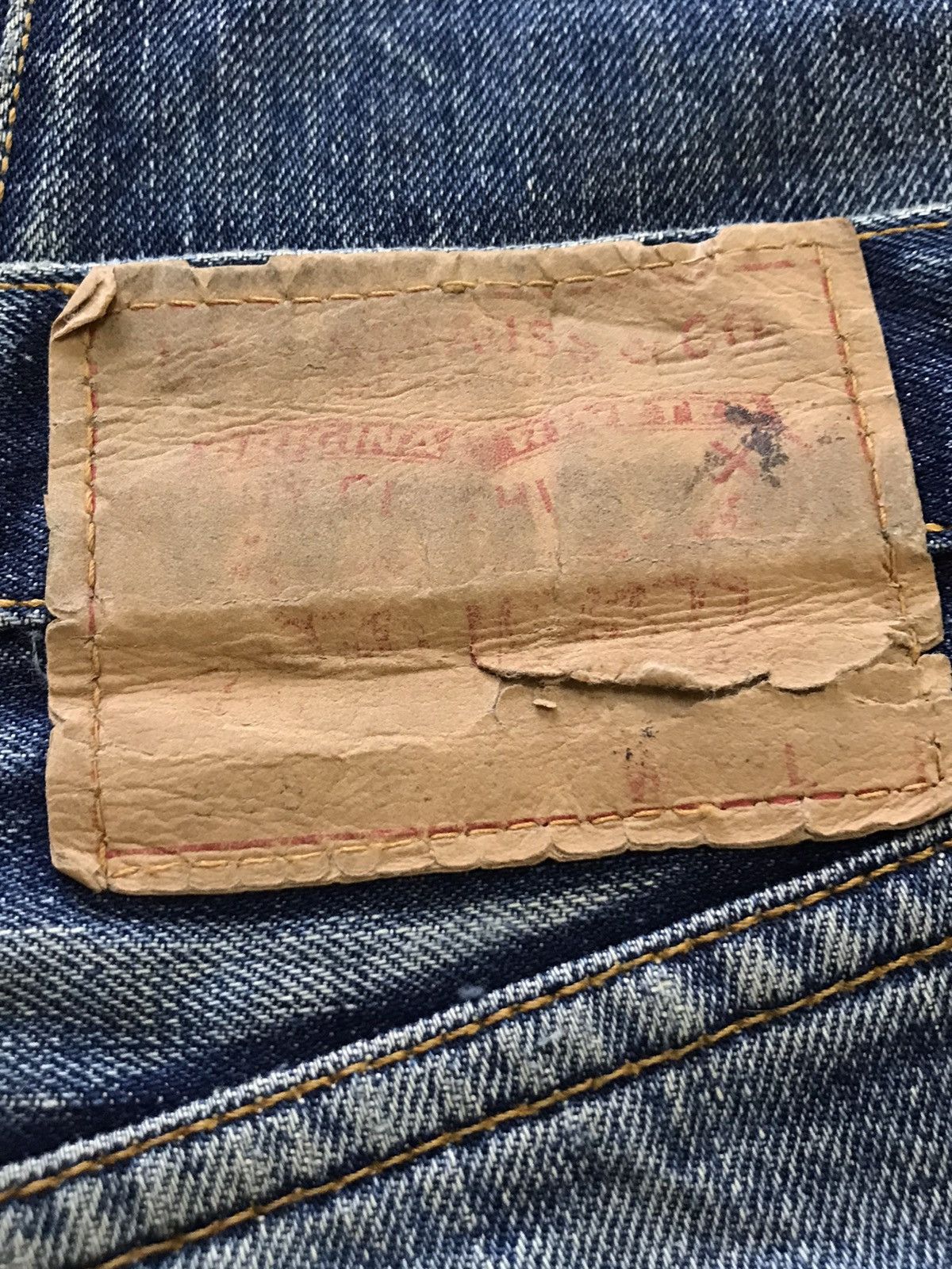Levi's × Levi's Vintage Clothing × Vintage Levi’s 60s Button Stamp 14 Big E Size US 33 - 15 Thumbnail