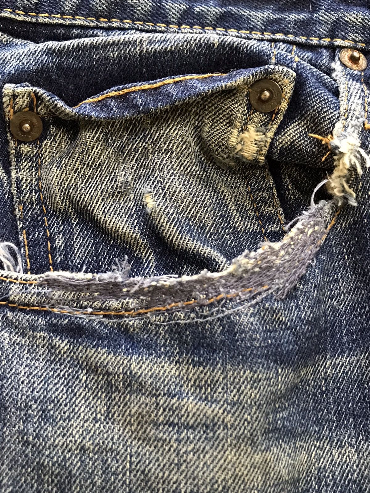 Levi's × Levi's Vintage Clothing × Vintage Levi’s 60s Button Stamp 14 Big E Size US 33 - 6 Thumbnail
