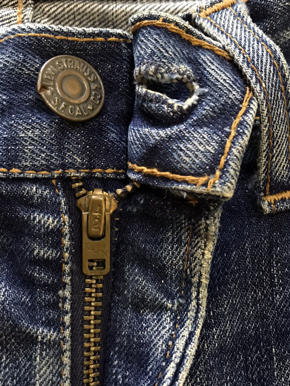 Levi's × Levi's Vintage Clothing × Vintage Levi’s 60s Button Stamp 14 Big E Size US 33 - 3 Thumbnail