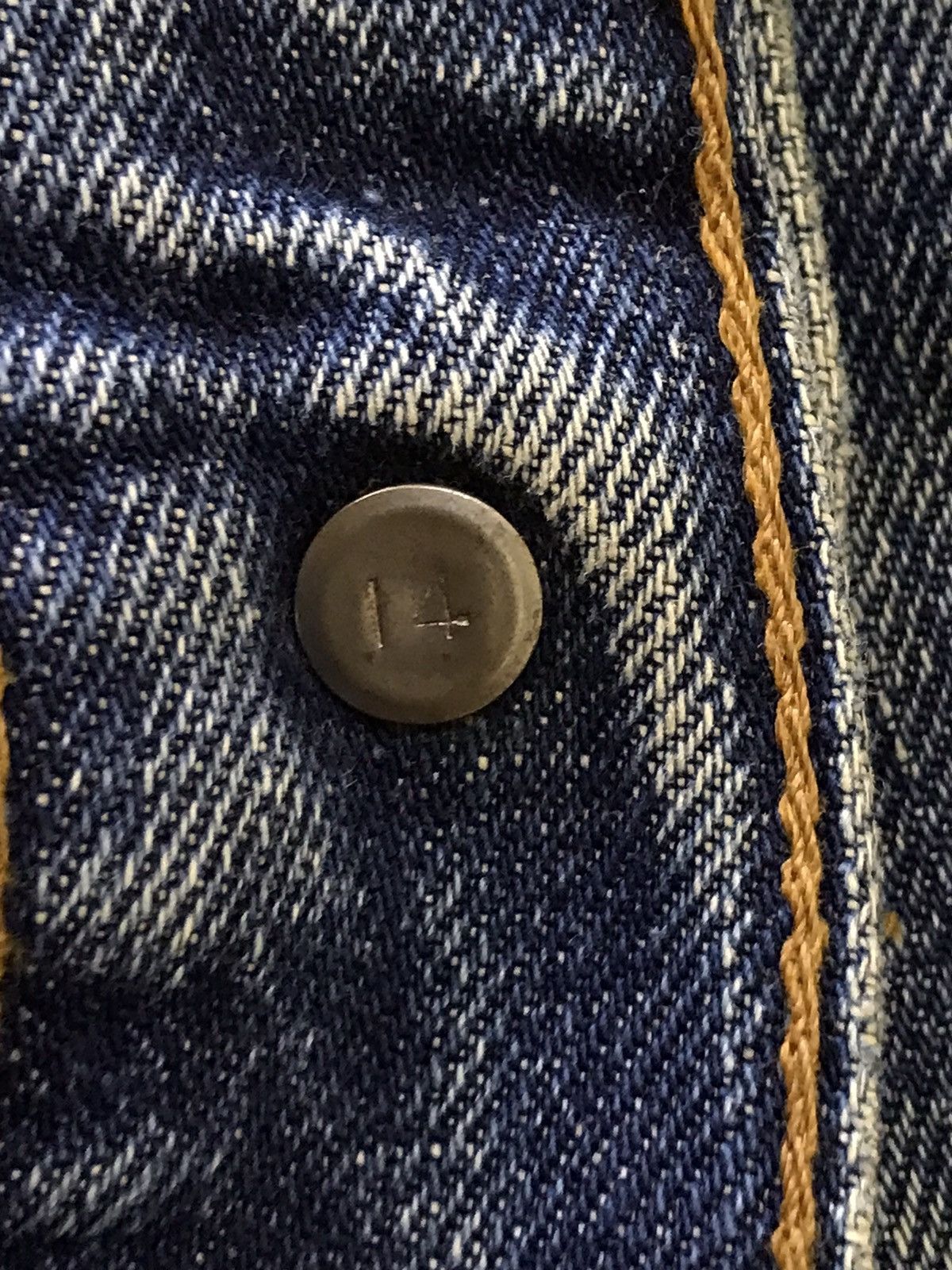 Levi's × Levi's Vintage Clothing × Vintage Levi’s 60s Button Stamp 14 Big E Size US 33 - 4 Thumbnail