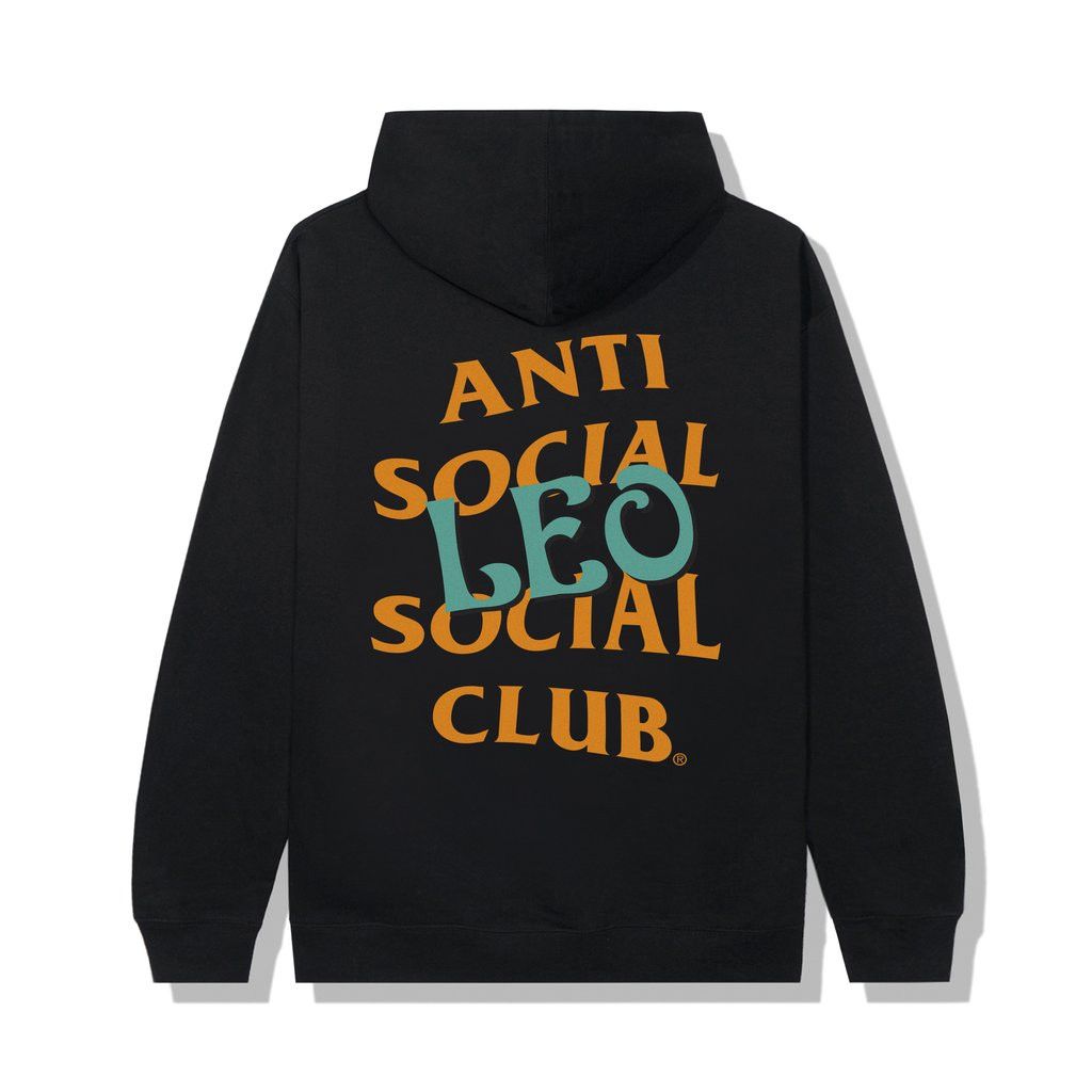 Anti Social Social Club DS Orange ASSC Green Leo Black Hoodie BAPE KITH KAWS Vlone Grailed