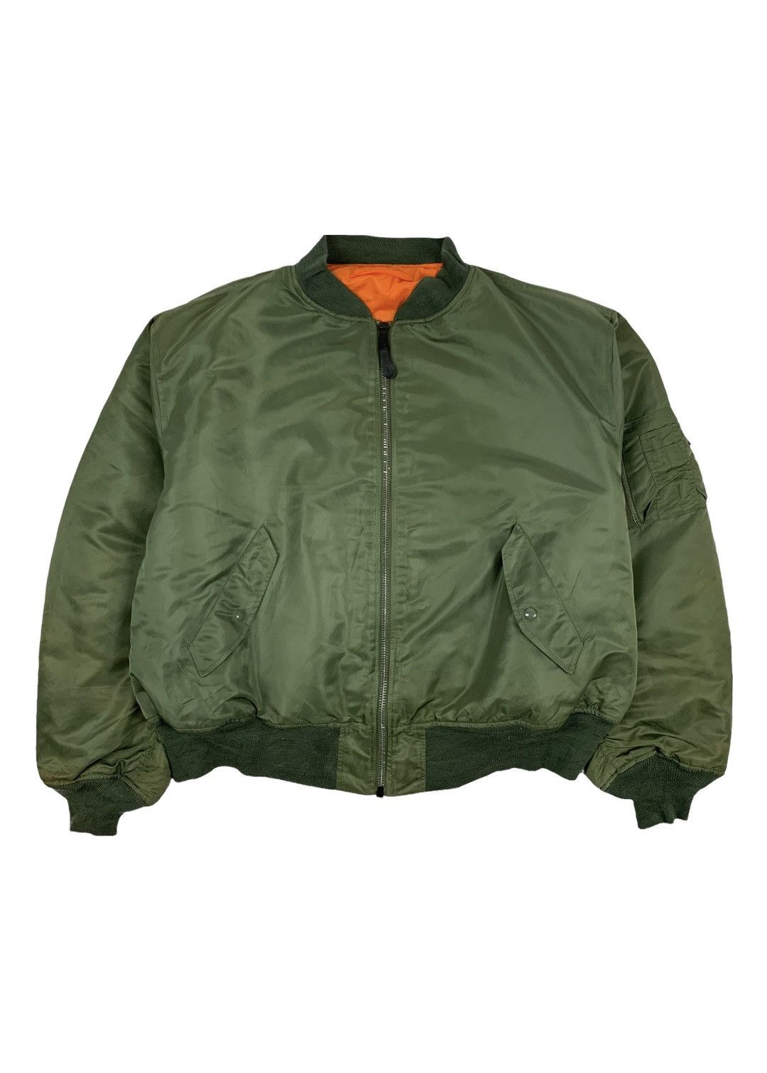 Alpha Industries Vintage Alpha Industries Bomber Jacket Size US XXL / EU 58 / 5 - 1 Thumbnail