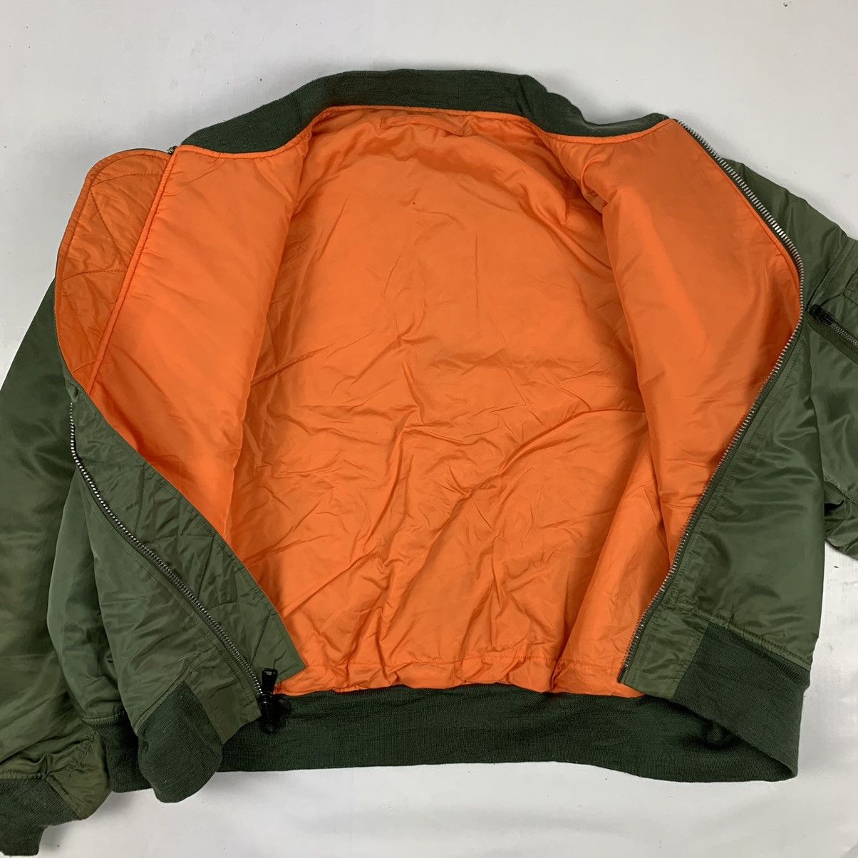 Alpha Industries Vintage Alpha Industries Bomber Jacket Size US XXL / EU 58 / 5 - 5 Thumbnail