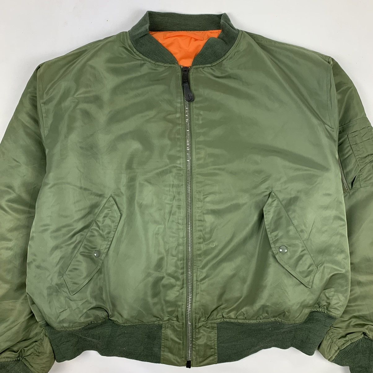 Alpha Industries Vintage Alpha Industries Bomber Jacket Size US XXL / EU 58 / 5 - 4 Thumbnail