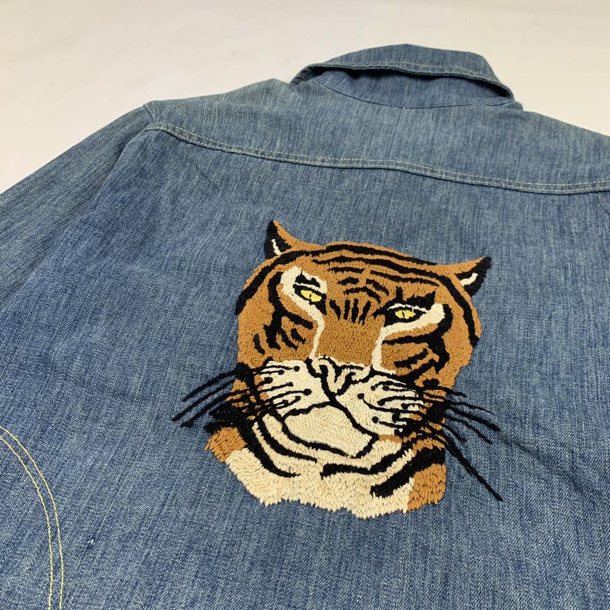 Japanese Brand Vintage 70s Buckaroo Sears Button Up Denim Shirt Size US M / EU 48-50 / 2 - 3 Thumbnail